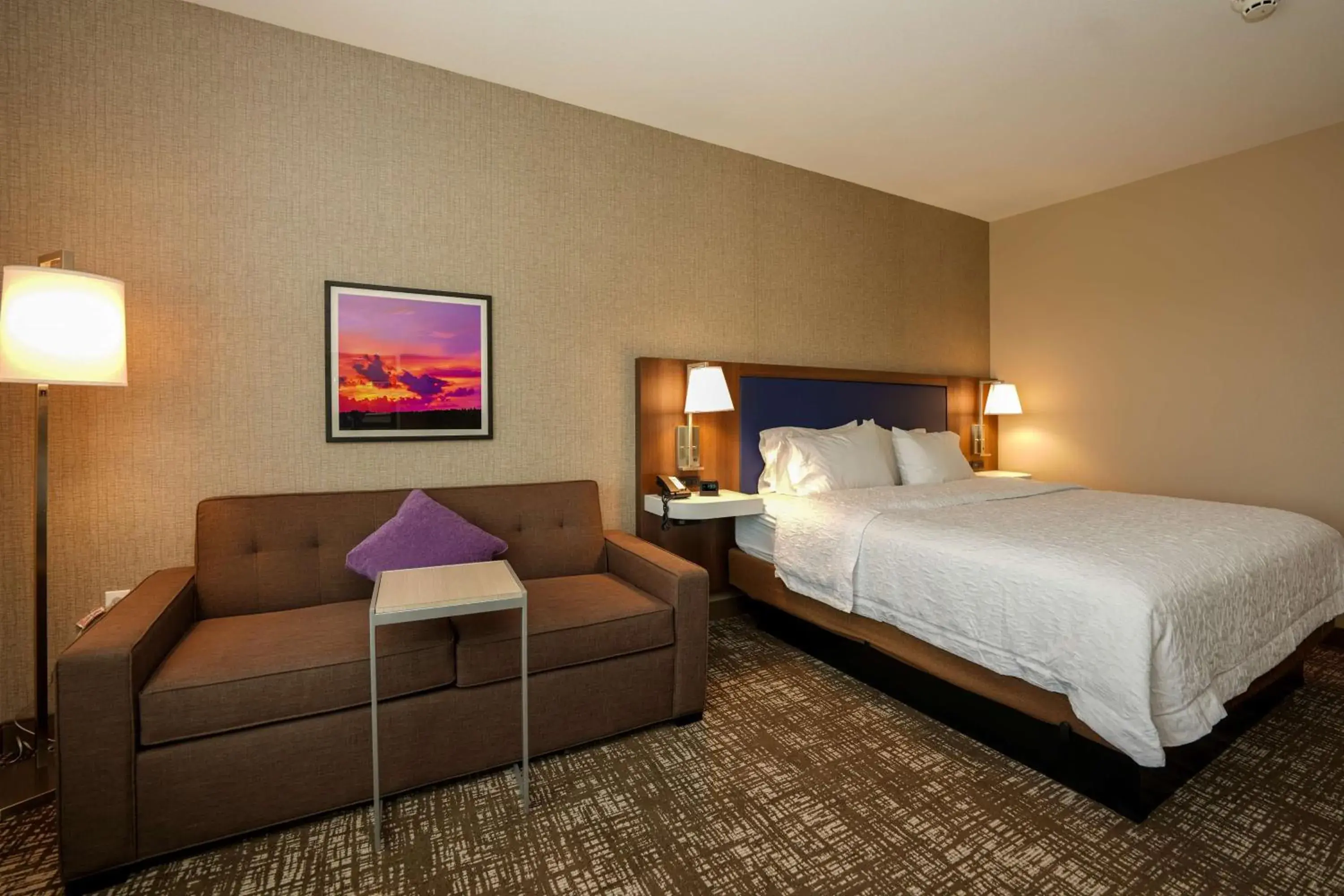 Living room, Bed in Hampton Inn & Suites Aurora South, Co Living room, Bed in Hampton Inn & Suites Aurora South, Co
