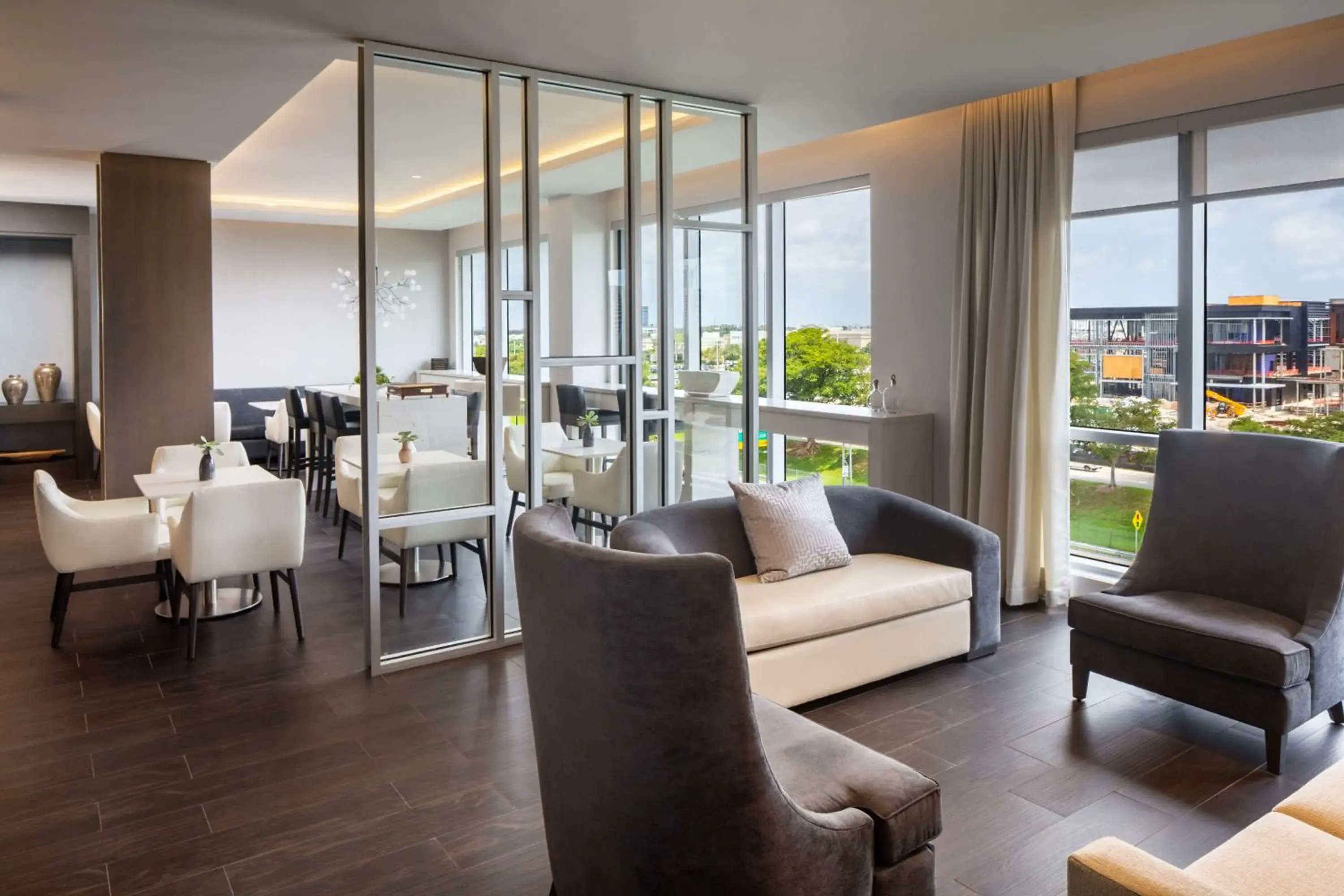 Lobby or reception in Hilton Miami Aventura Lobby or reception in Hilton Miami Aventura