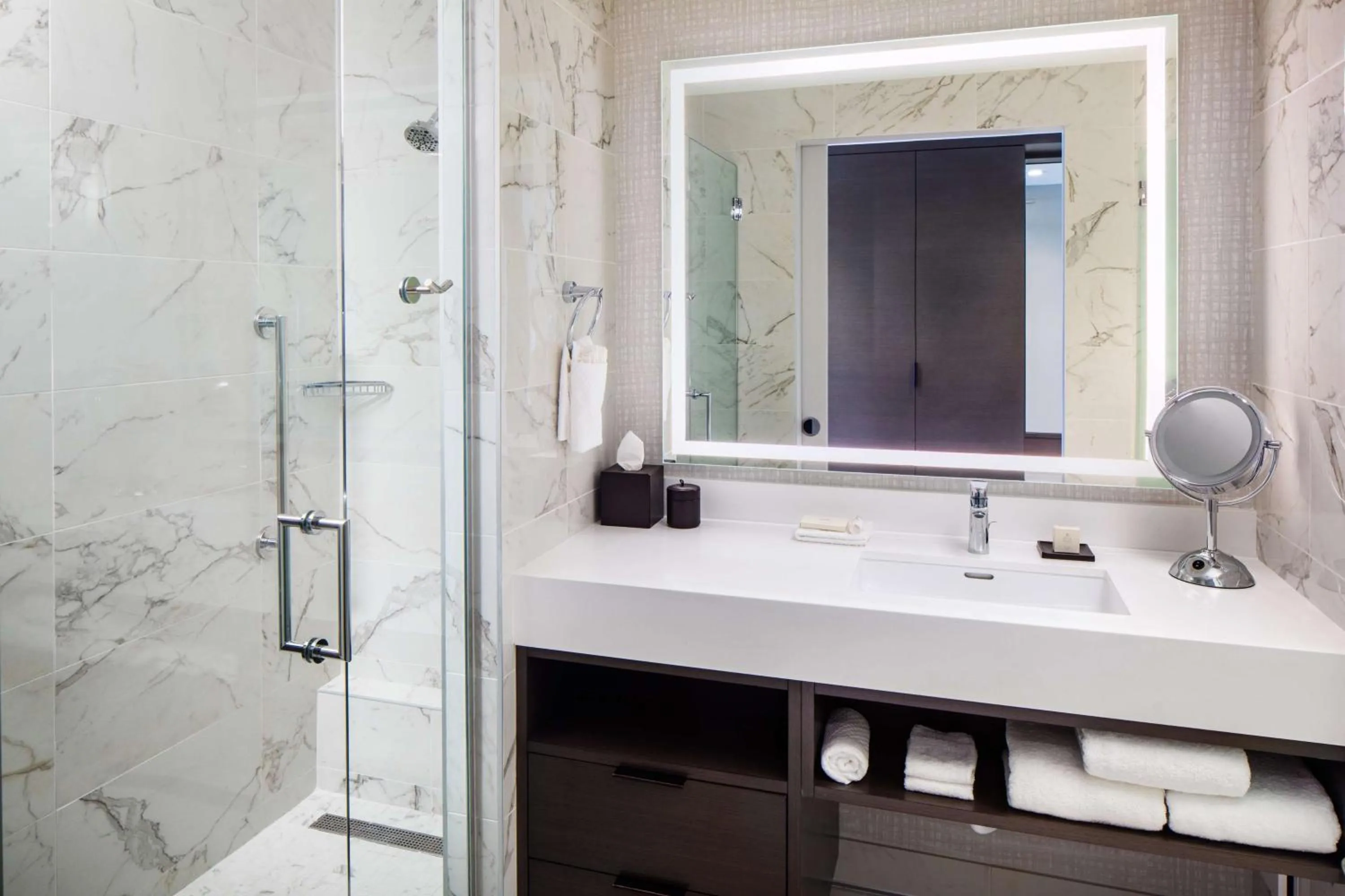 Bathroom in Hilton Miami Aventura