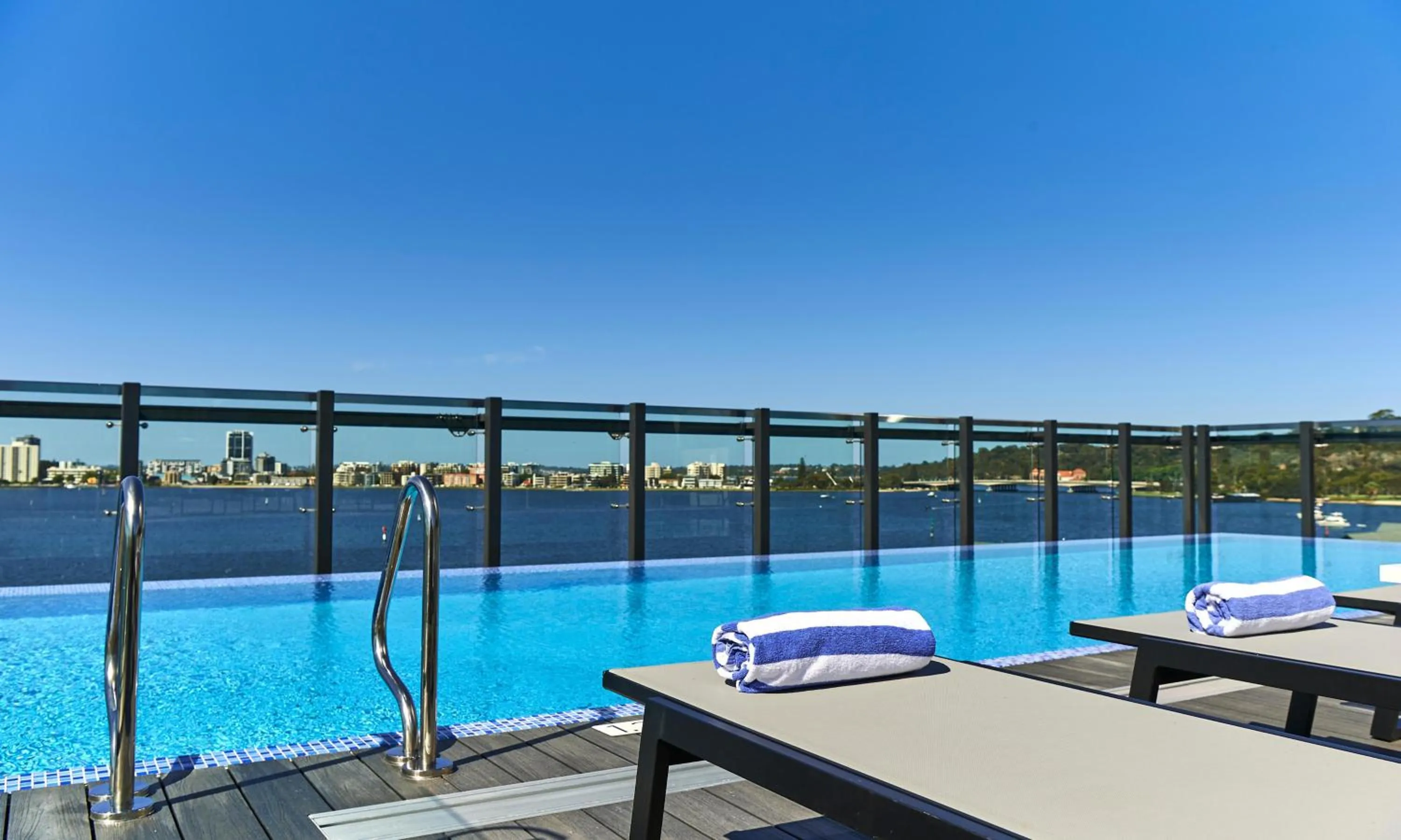 Pool view in Doubletree By Hilton Perth Waterfront