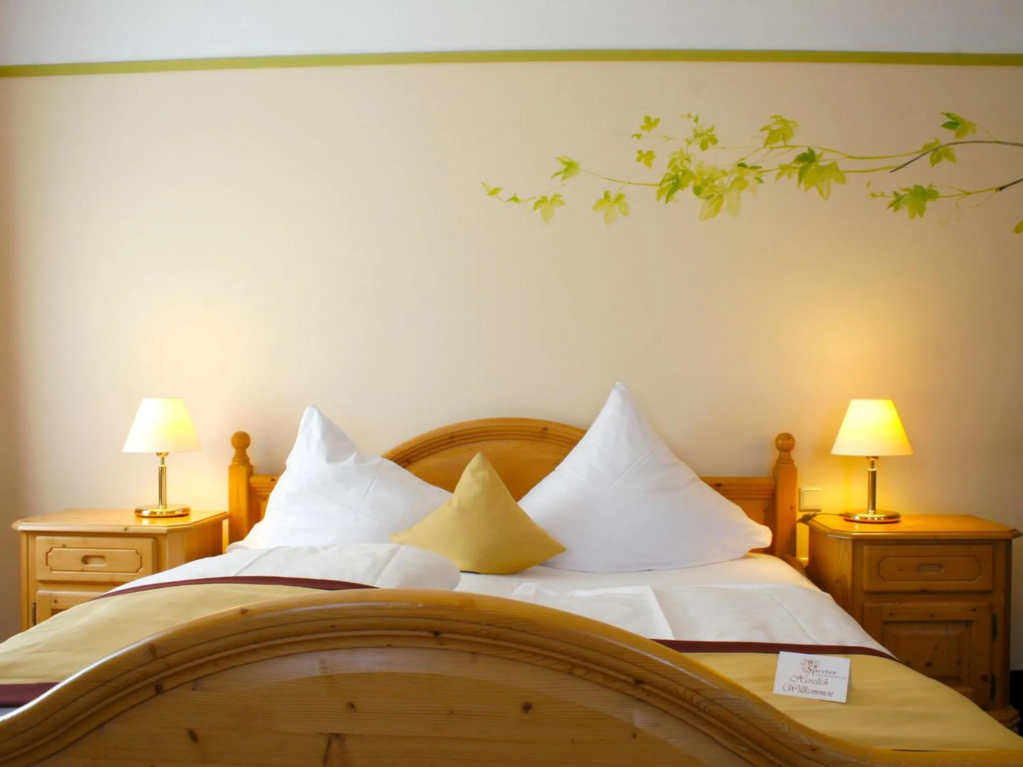 Bed in Hotel Speeter