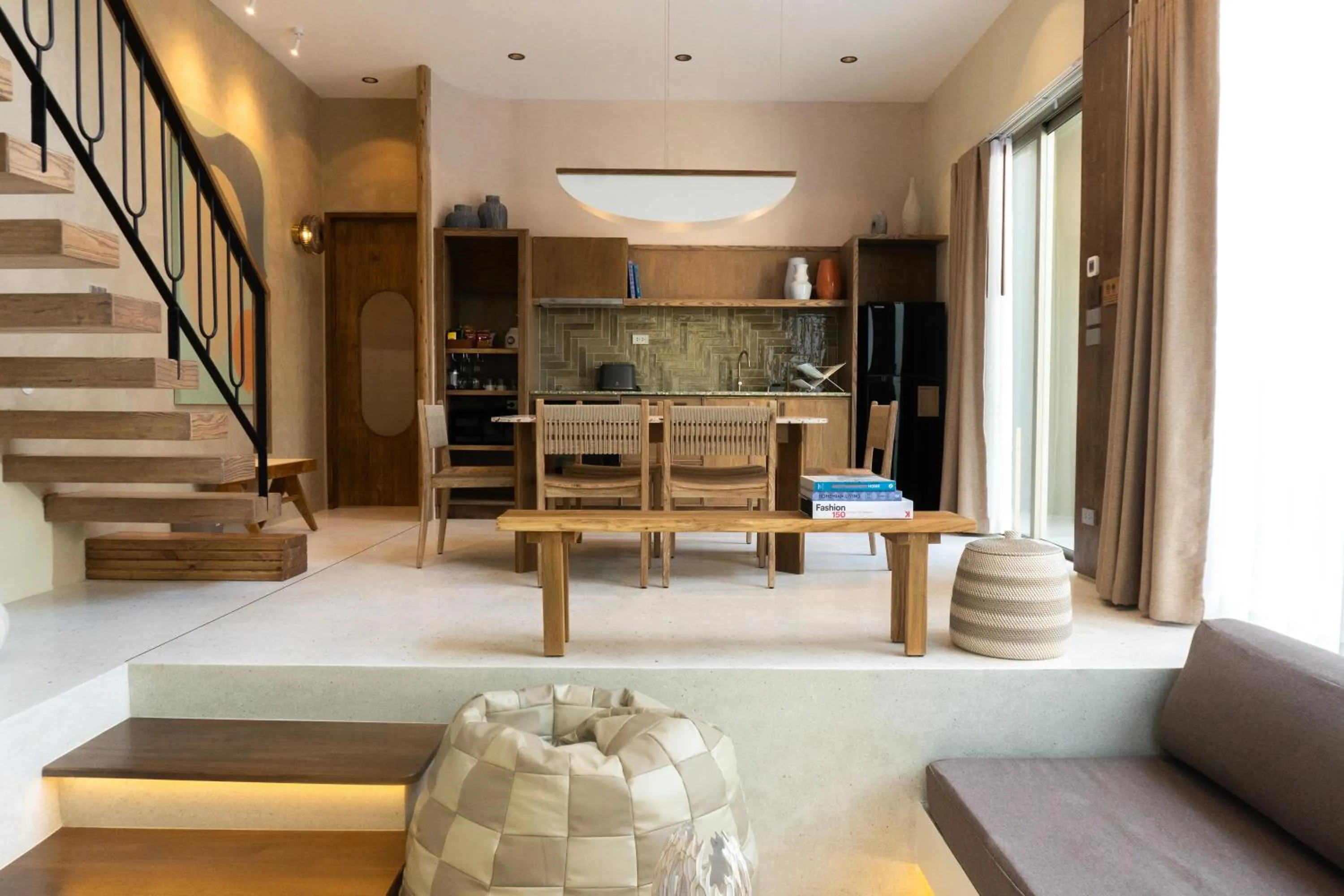 Living room in Seamira House Huahin