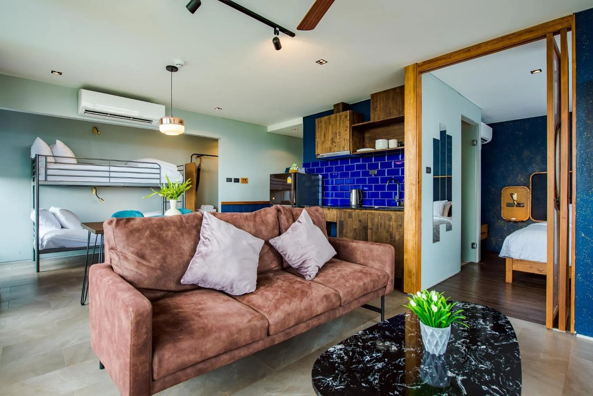 Living room in Seamira House Huahin