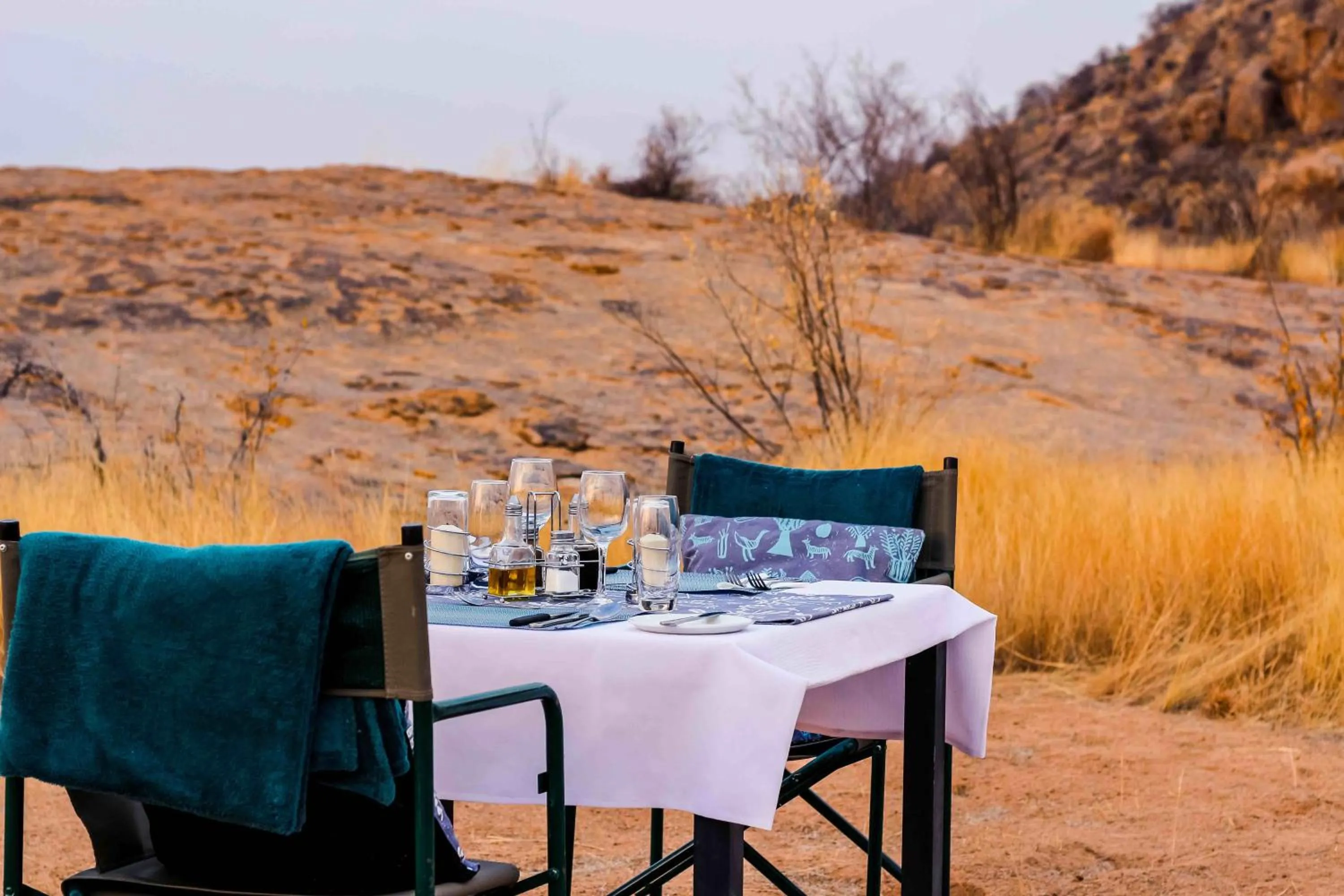 Dinner in Ondudu Safari Lodge