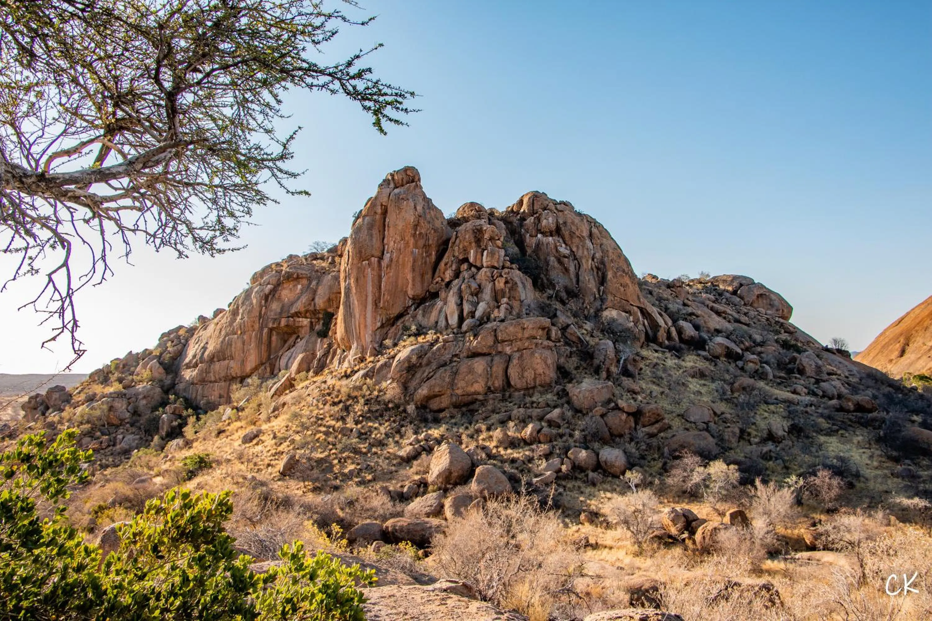 Natural landscape in Ondudu Safari Lodge