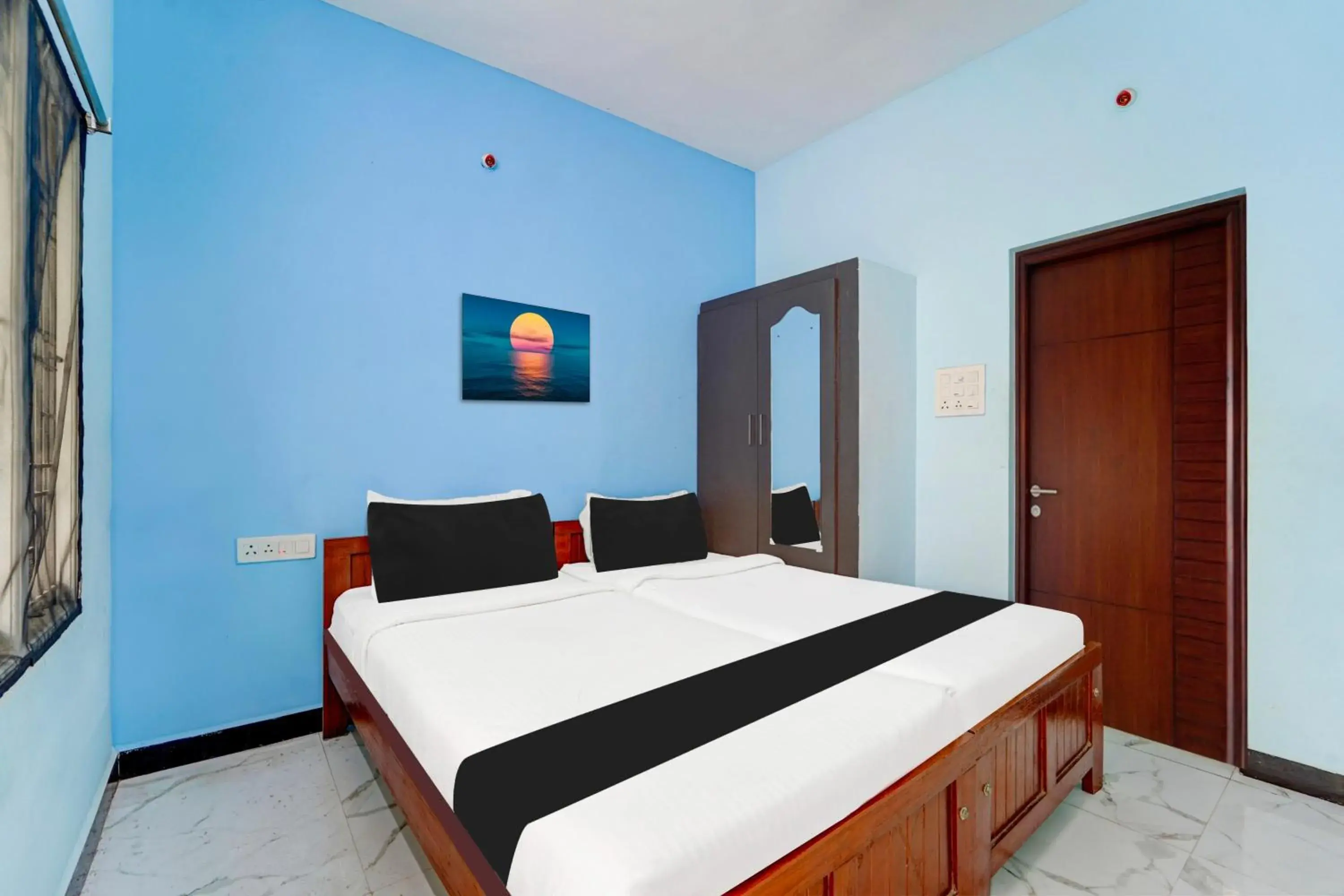 Bedroom, Bed in Super Hotel O Madurai Near Bus Stand Bedroom, Bed in Super Hotel O Madurai Near Bus Stand