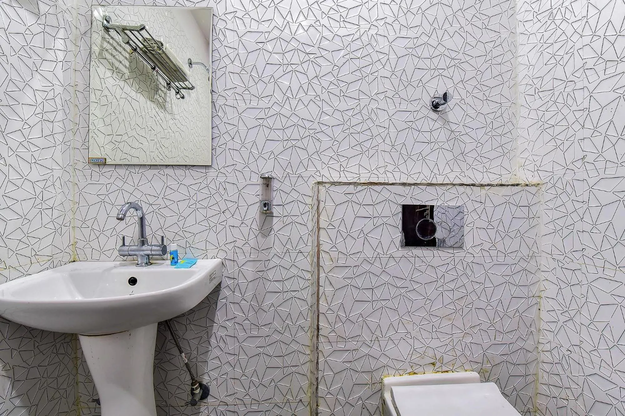 Bathroom in FabHotel Mayank Residency - Nr Kanwali Road