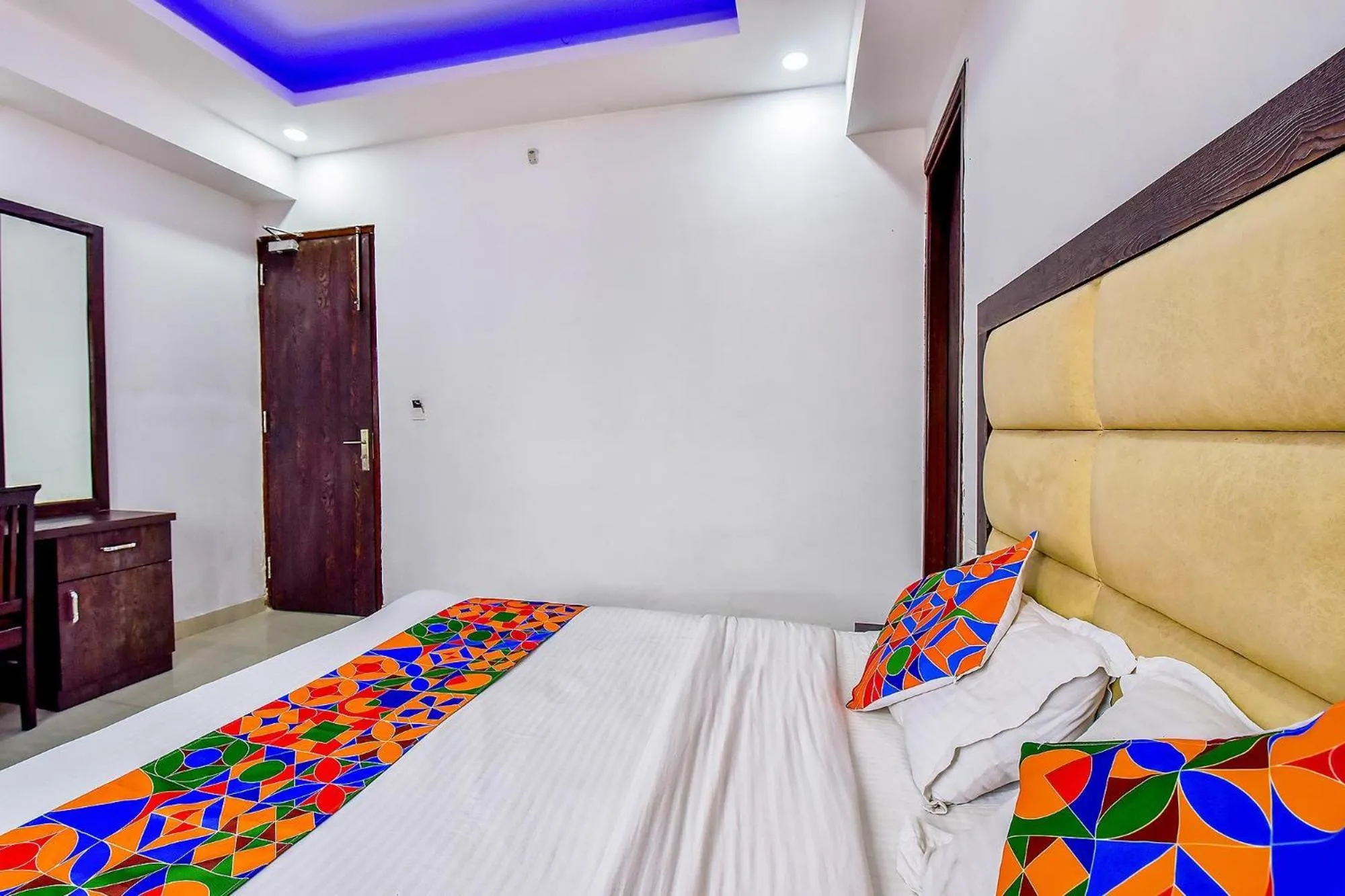 Bed in FabHotel Mayank Residency - Nr Kanwali Road
