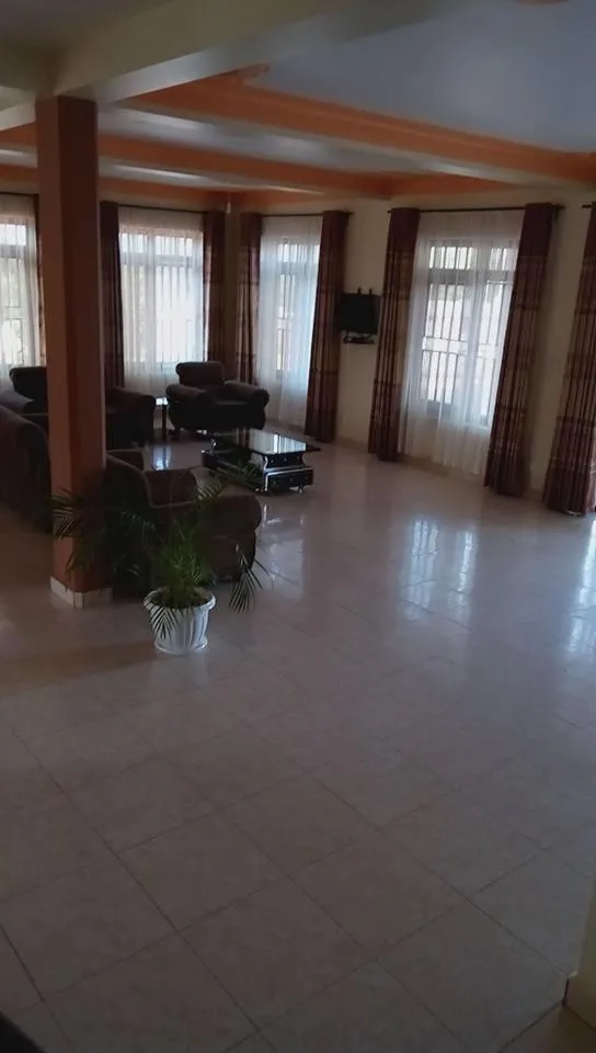 Communal lounge/ TV room in Kiboga Resort Hotel