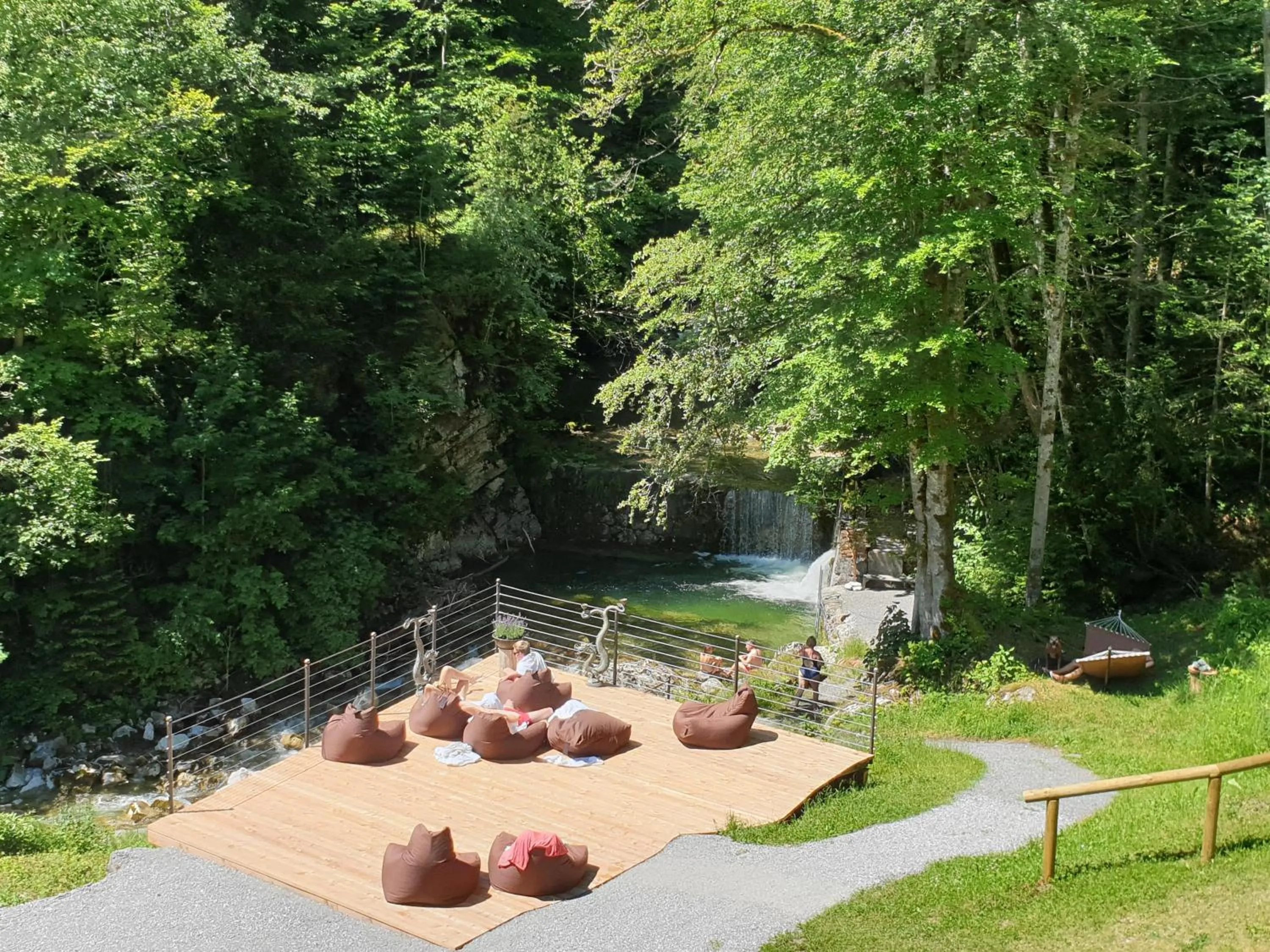 Open Air Bath in Feuriger Tatzlwurm Berghotel & Spa, BW Signature Collection