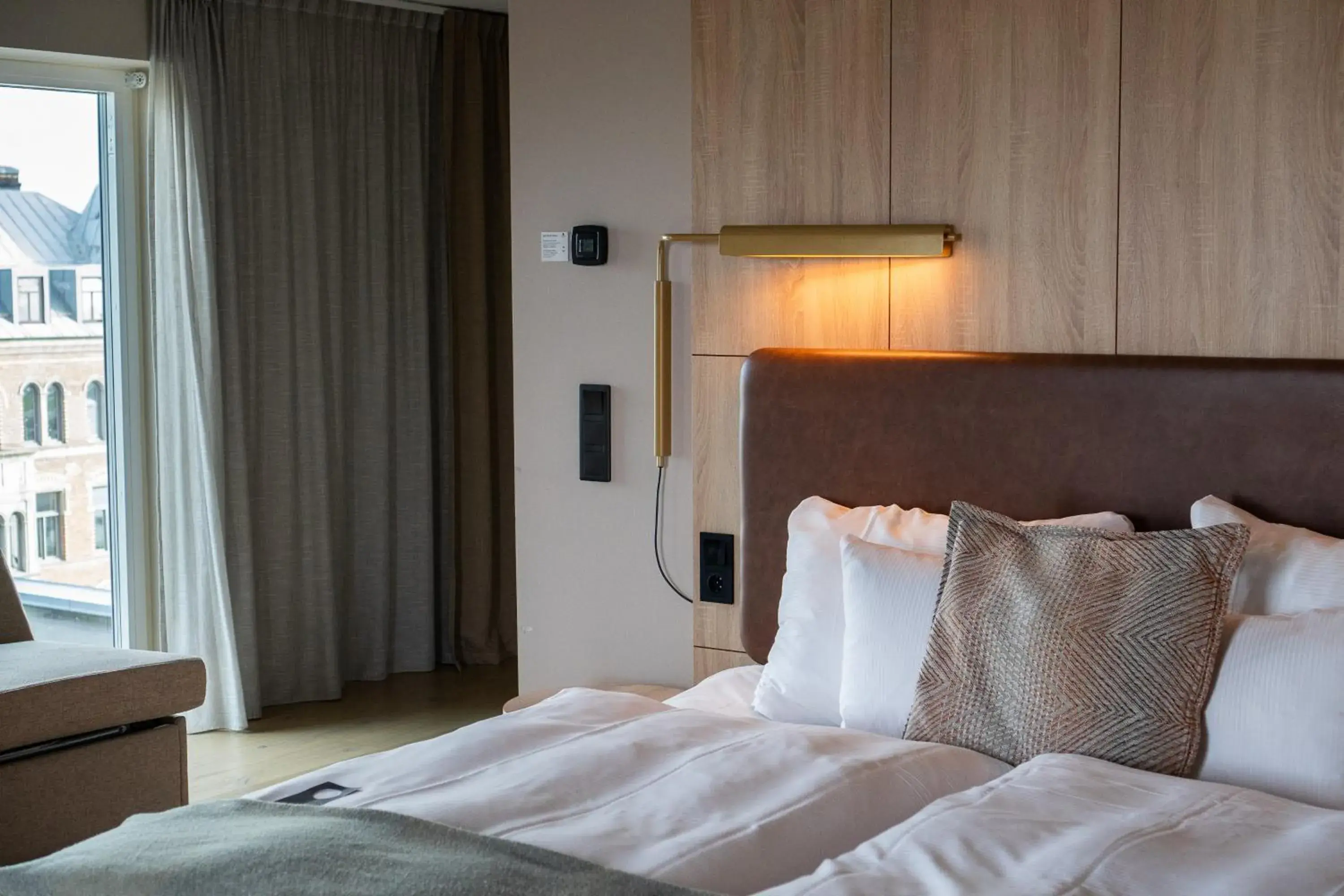 Bed in Clarion Hotel Sea U Bed in Clarion Hotel Sea U