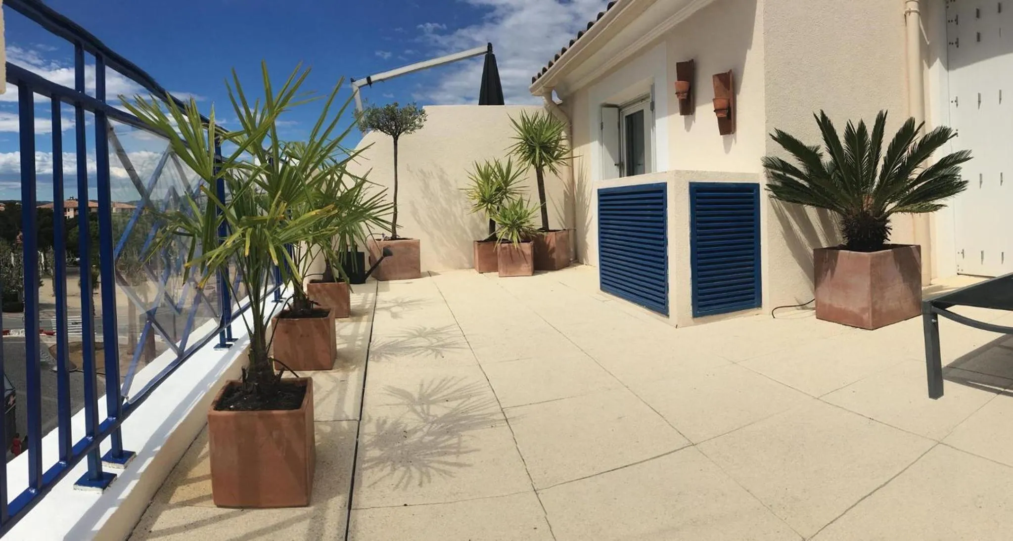 Patio in Casa Del Mar - Beautiful Two Bedroom Penthouse Apartment