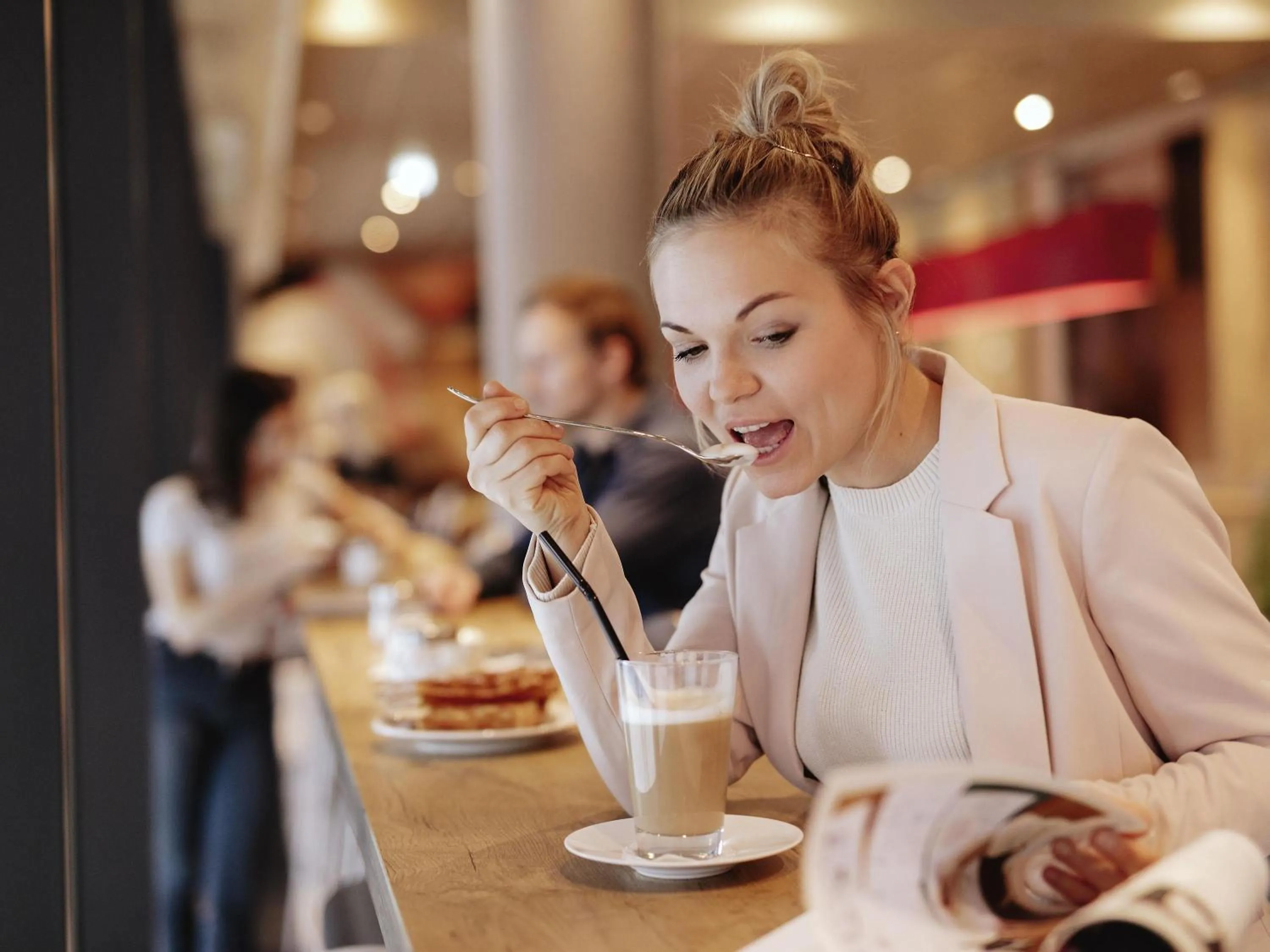 Breakfast in greet Berlin Alexanderplatz