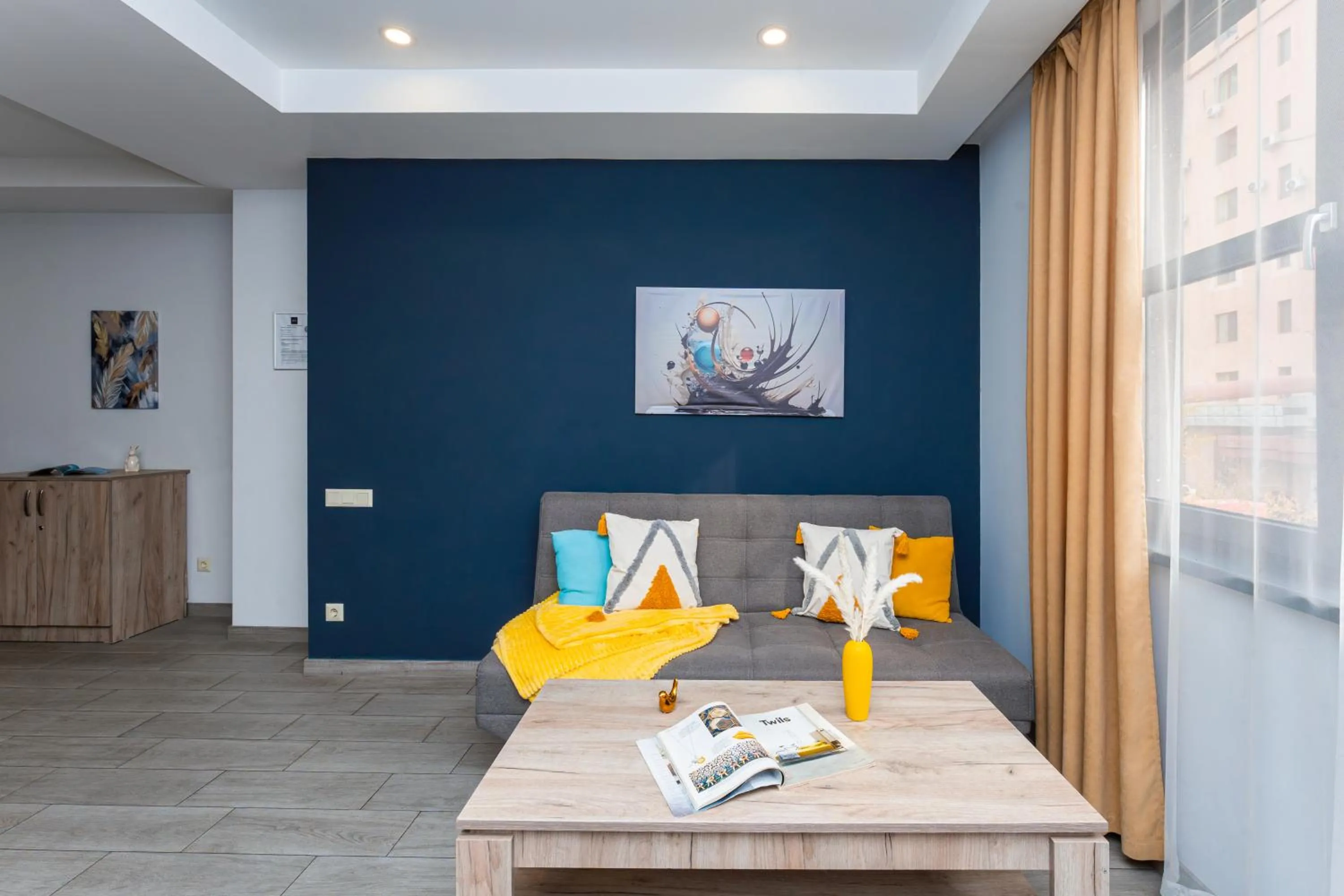 Living room in Apart-hotel on Koghbatsi 16