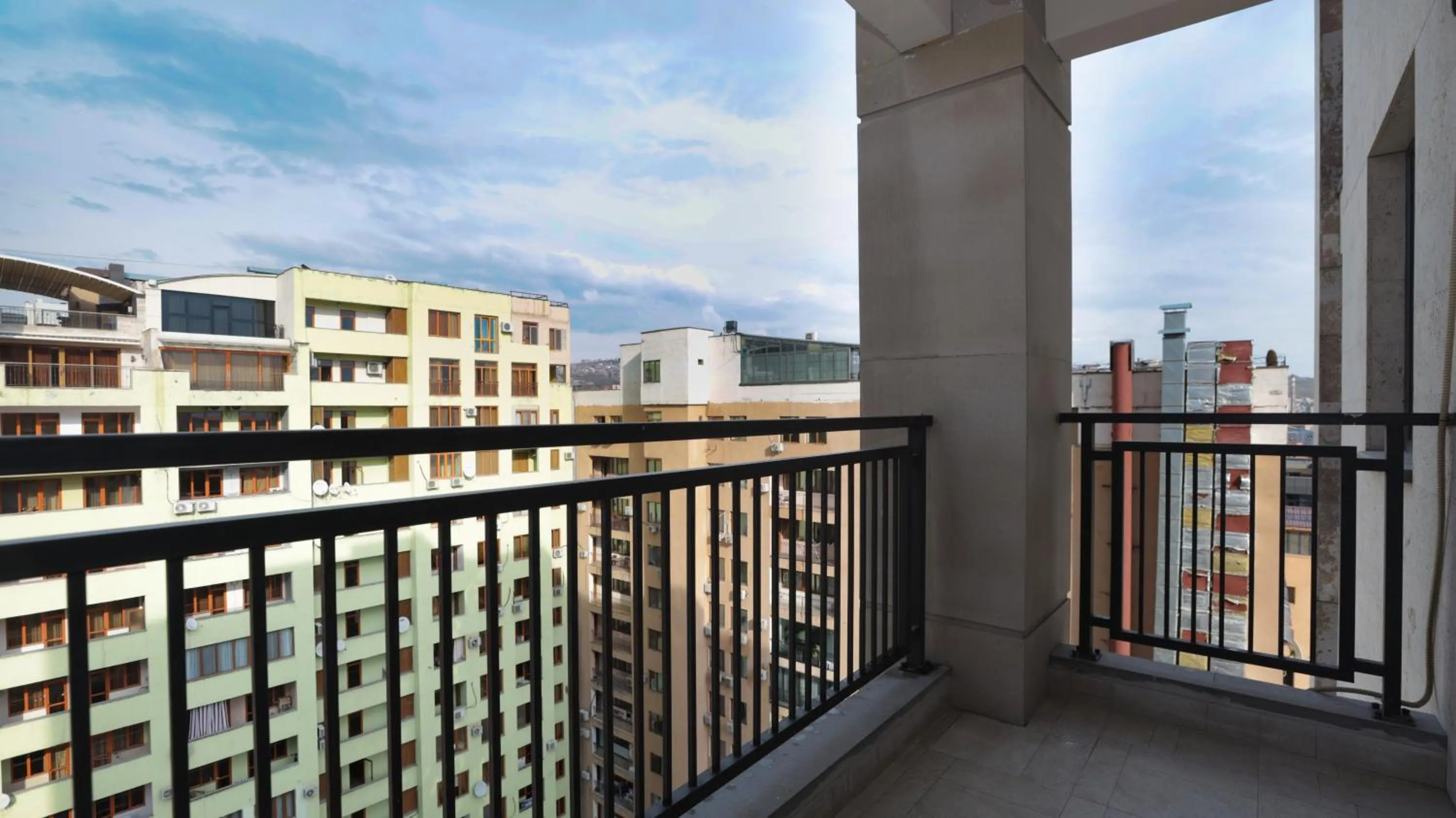 Balcony/Terrace in Apart-hotel on Koghbatsi 16
