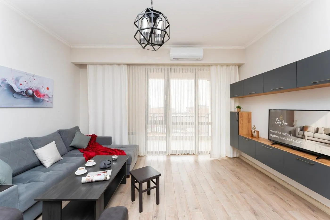 Living room in Apart-hotel on Koghbatsi 16