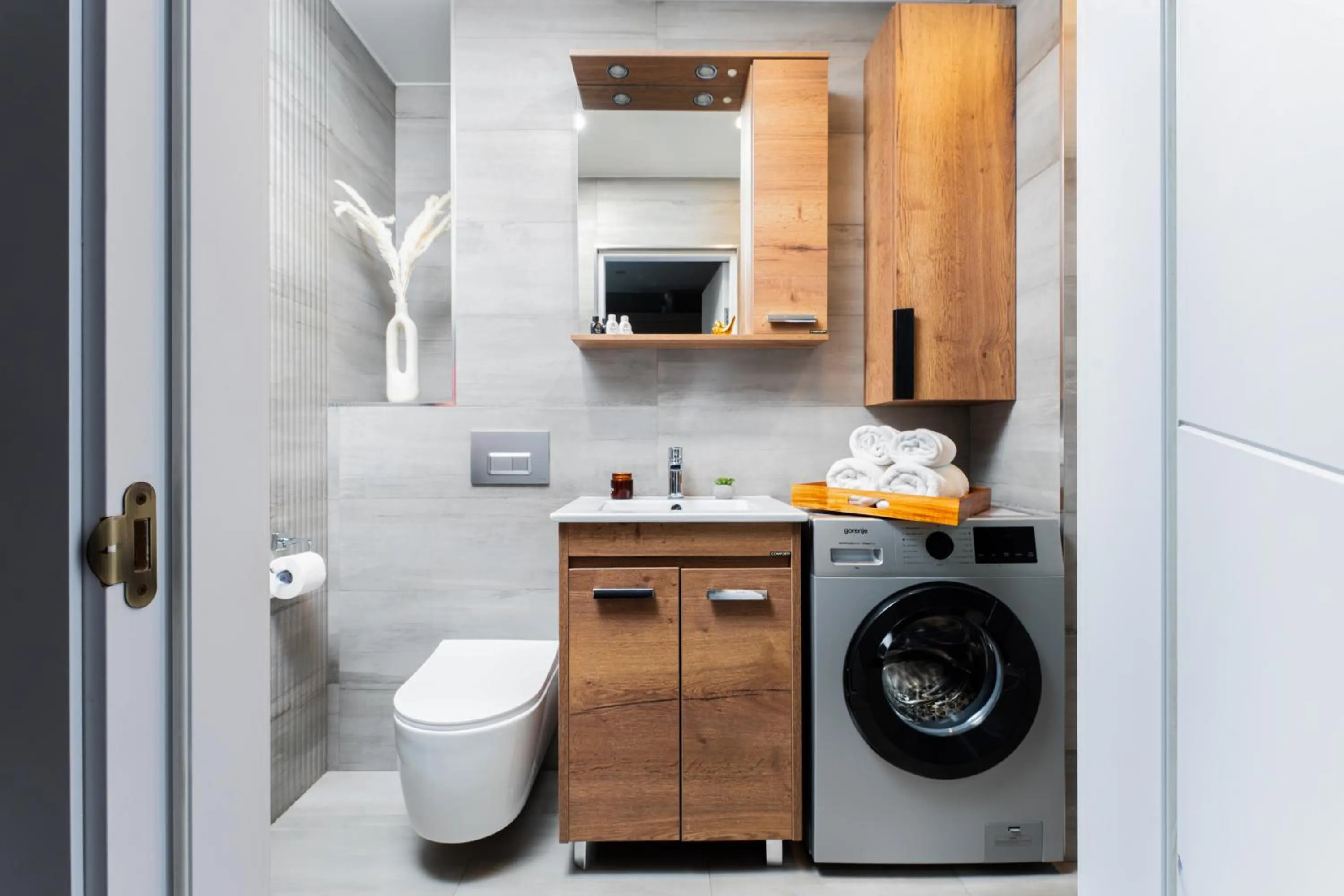 Bathroom in Apart-hotel on Koghbatsi 16