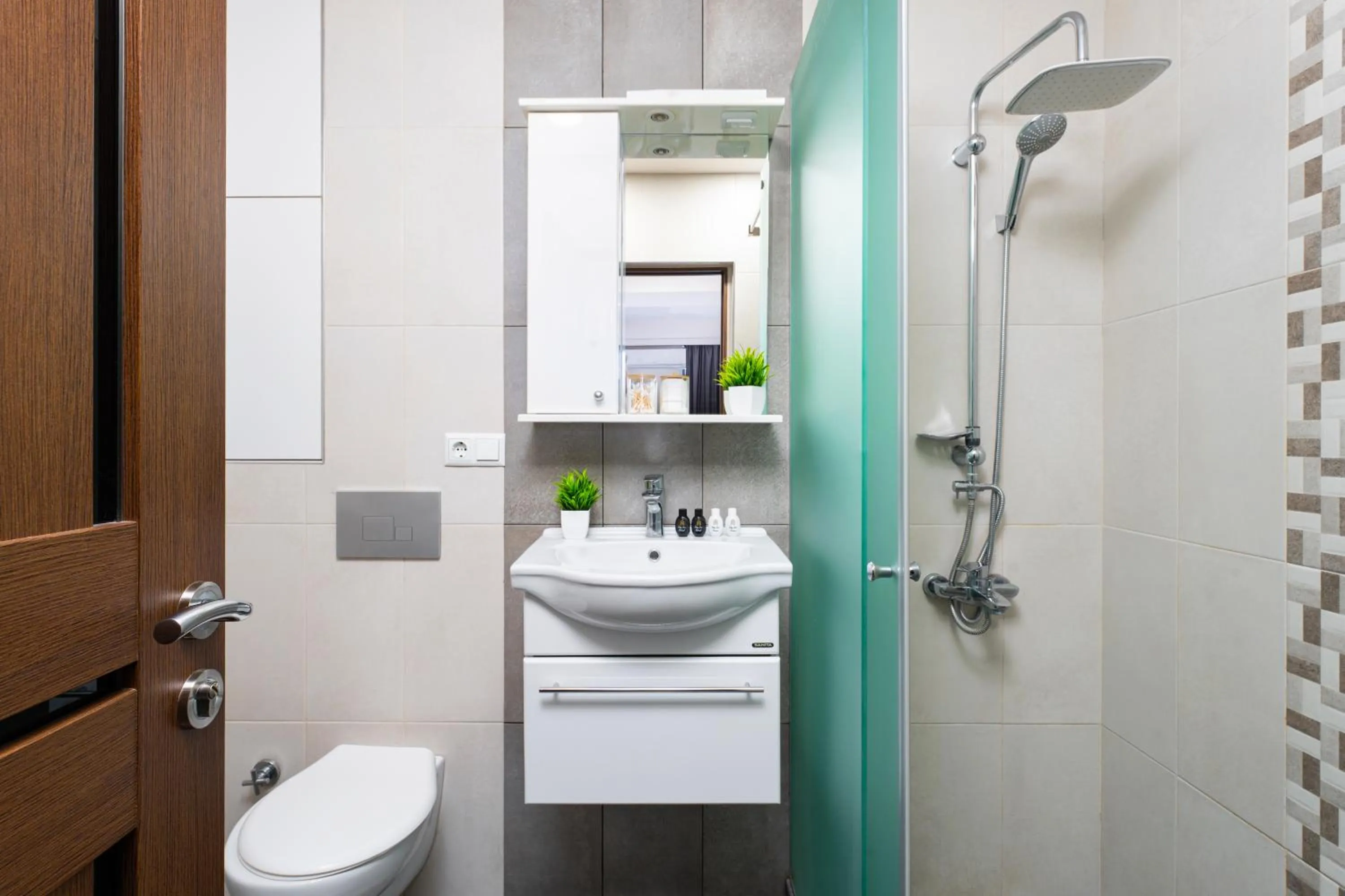 Bathroom in Apart-hotel on Koghbatsi 16