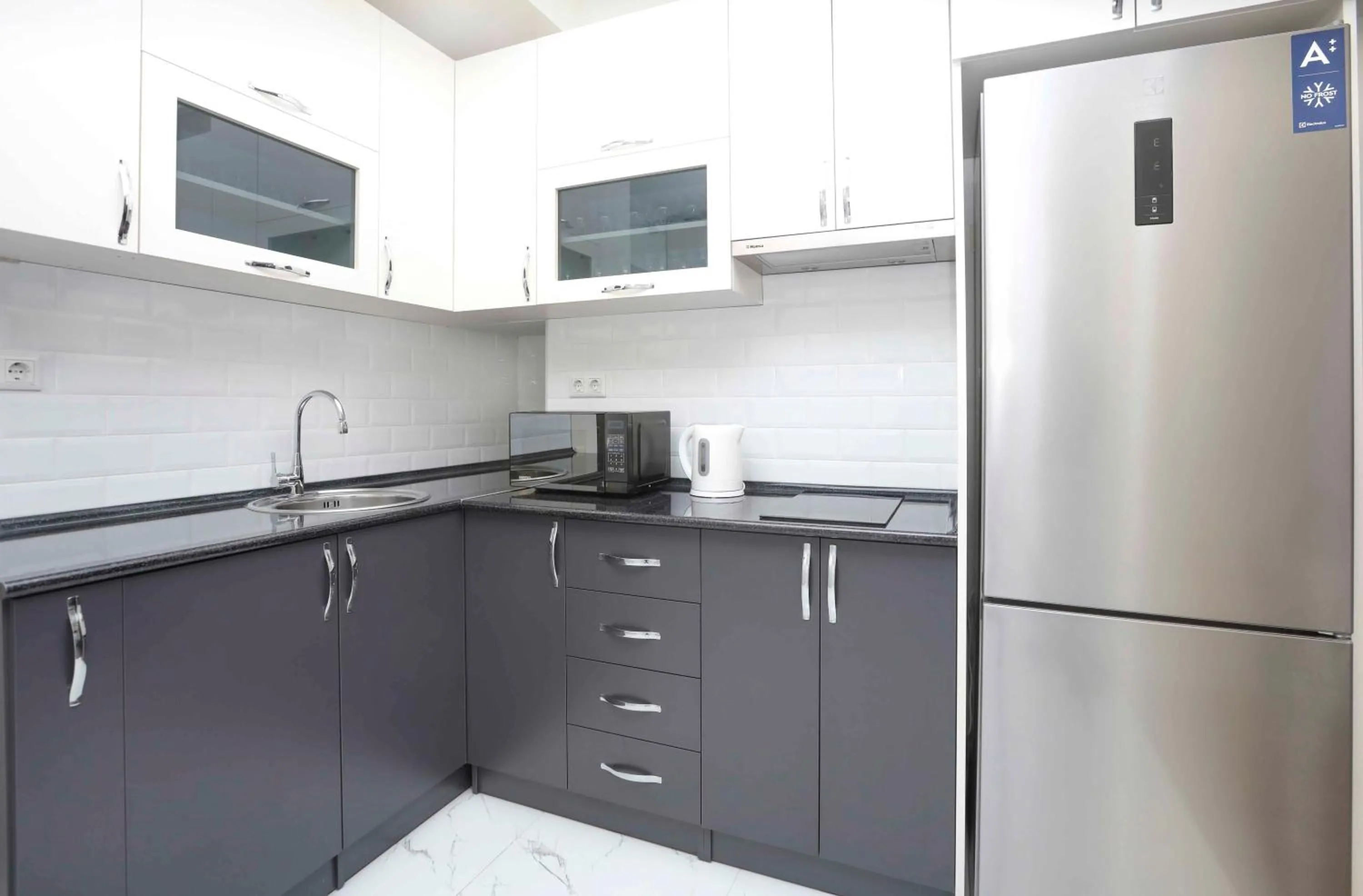 Kitchen or kitchenette in Apart-hotel on Koghbatsi 16