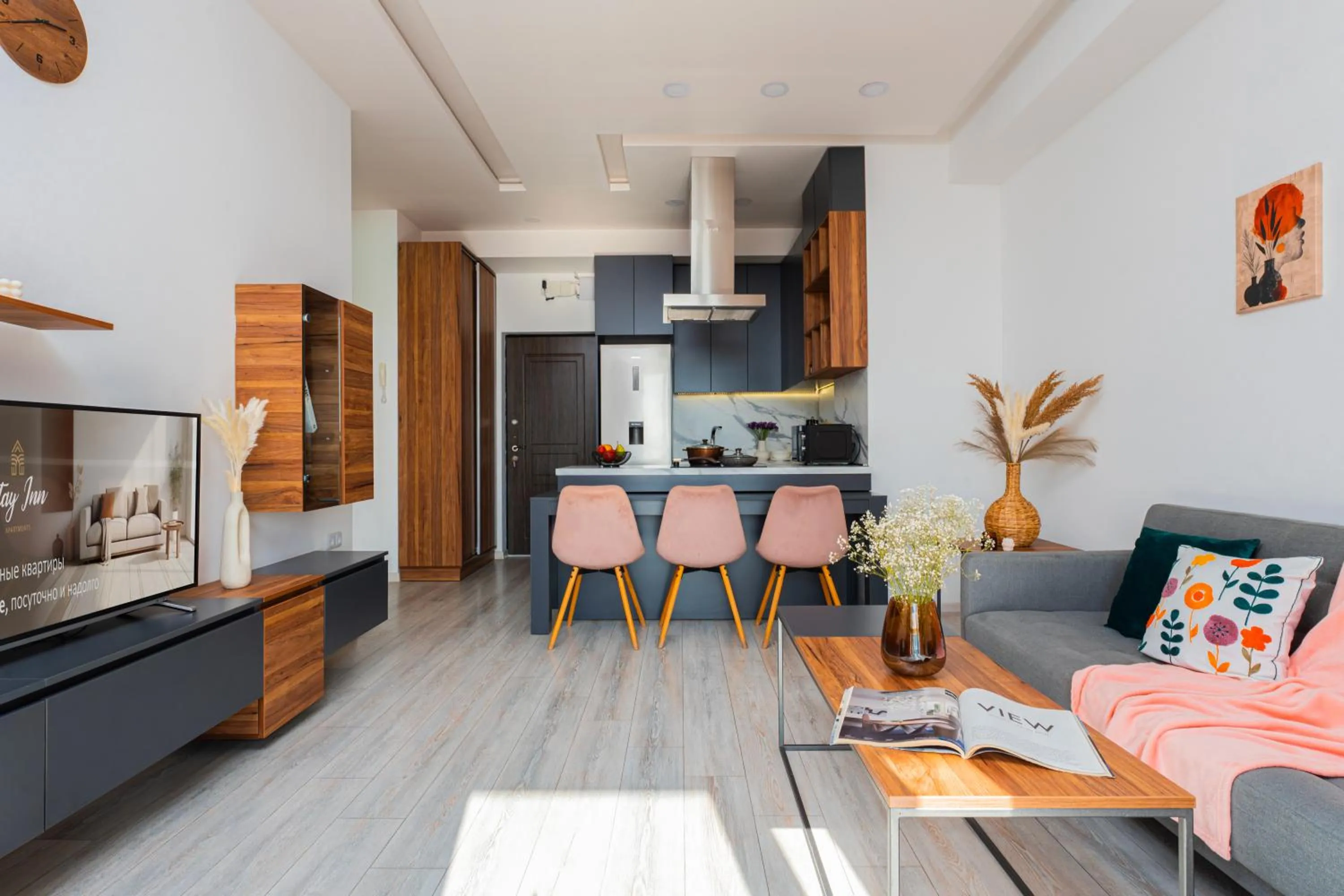 Living room in Apart-hotel on Koghbatsi 16