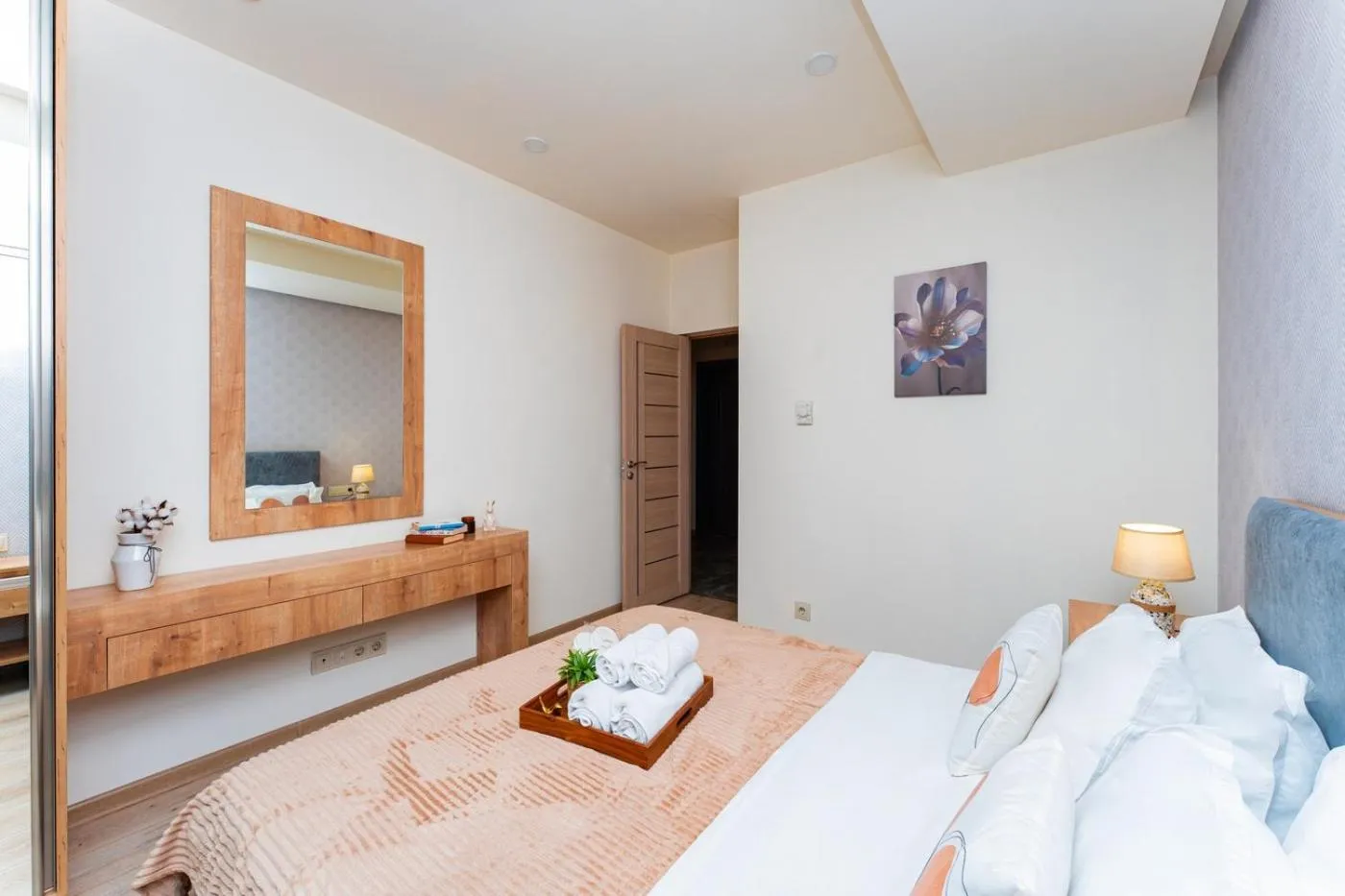 Bed in Apart-hotel on Koghbatsi 16