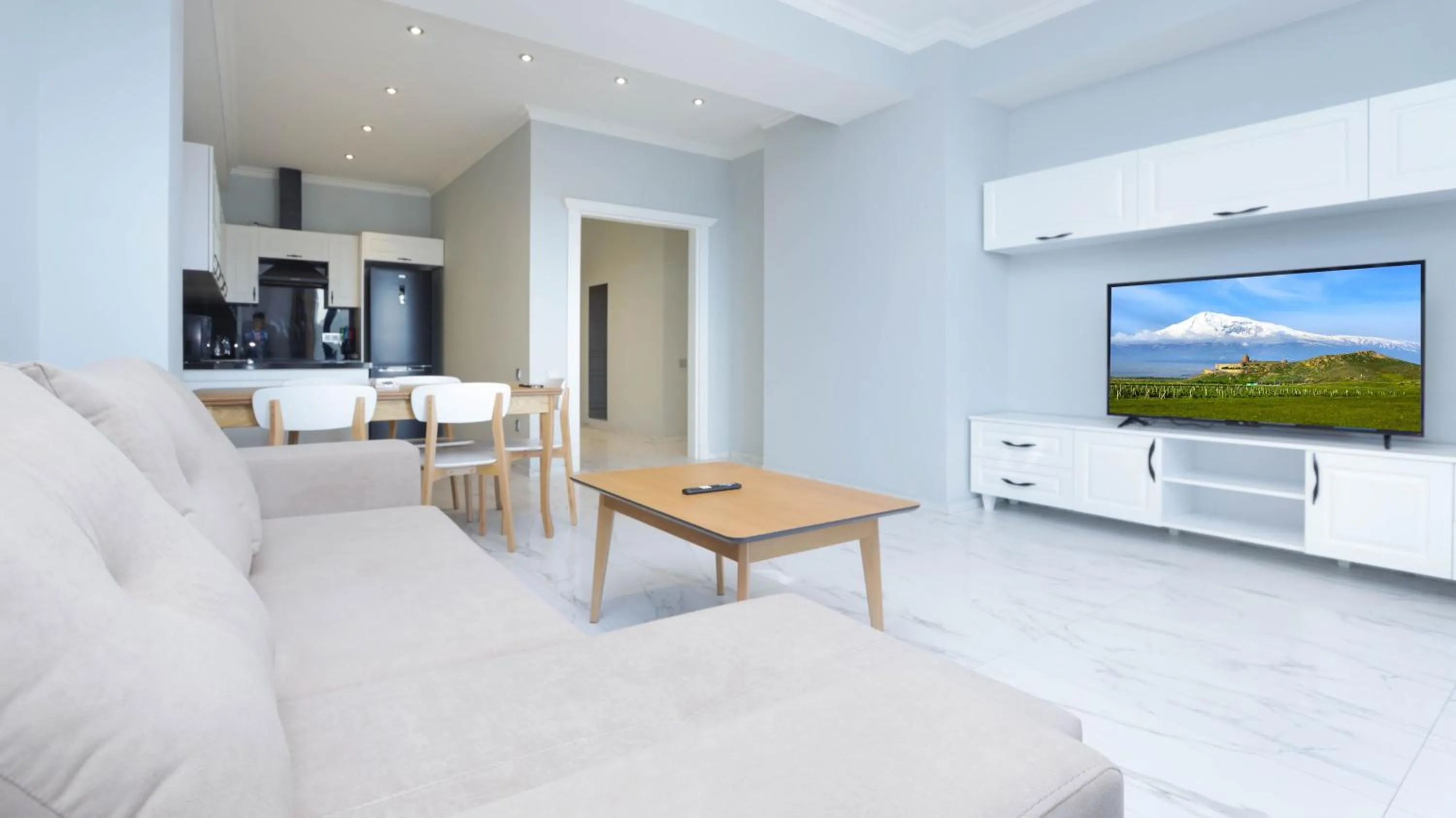 Seating area in Apart-hotel on Koghbatsi 16