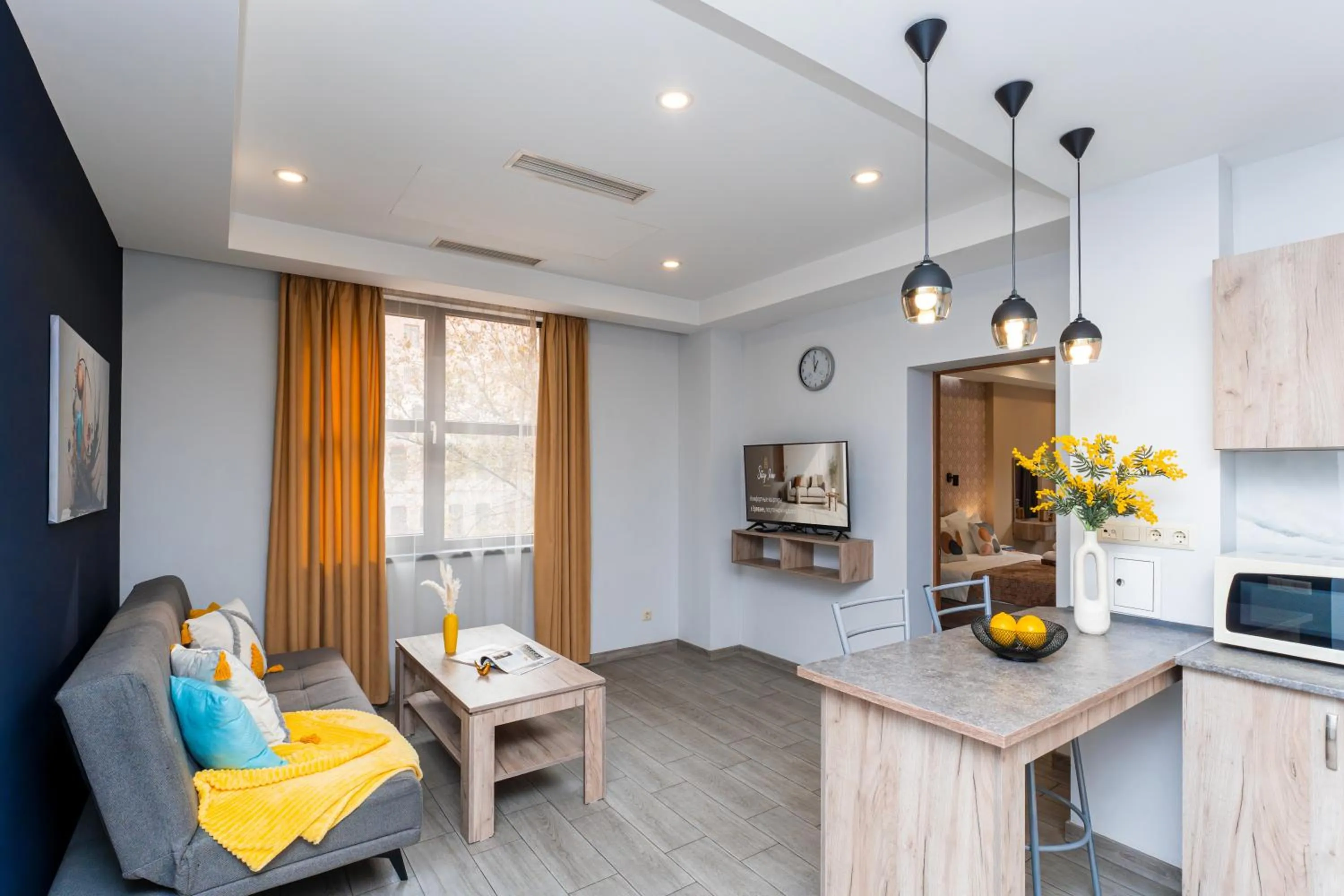 Living room in Apart-hotel on Koghbatsi 16