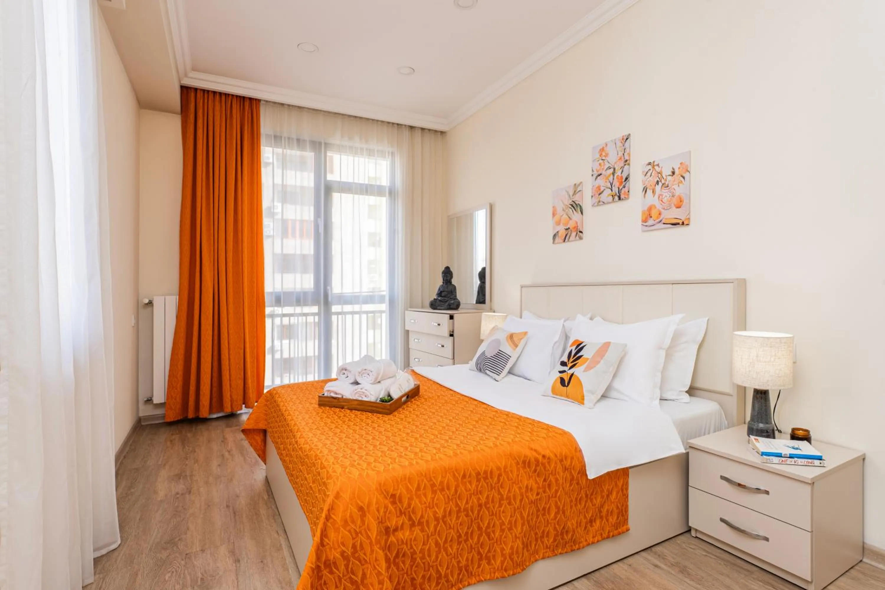 Bed in Apart-hotel on Koghbatsi 16