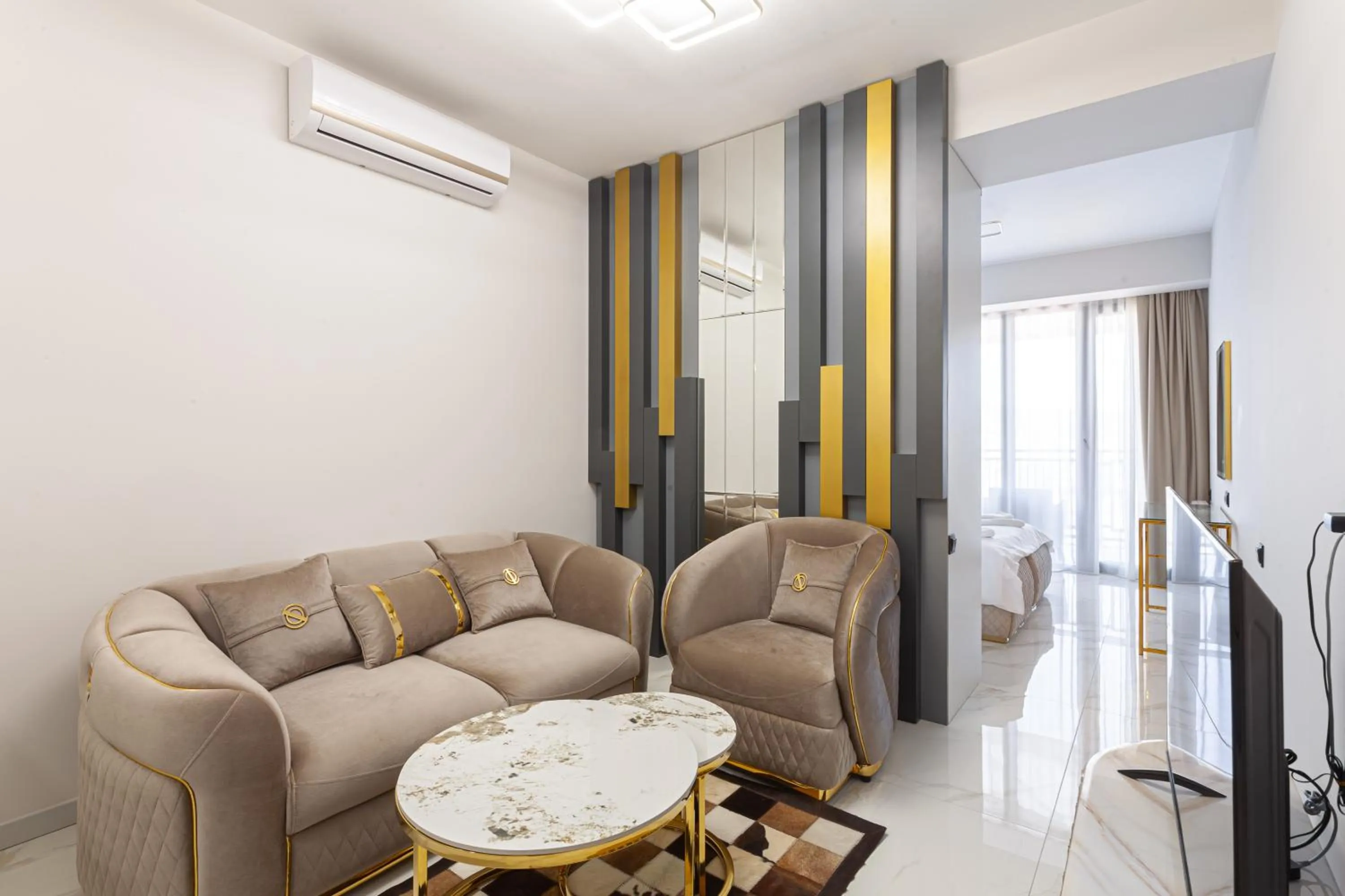 Living room in Apart-hotel on Koghbatsi 16