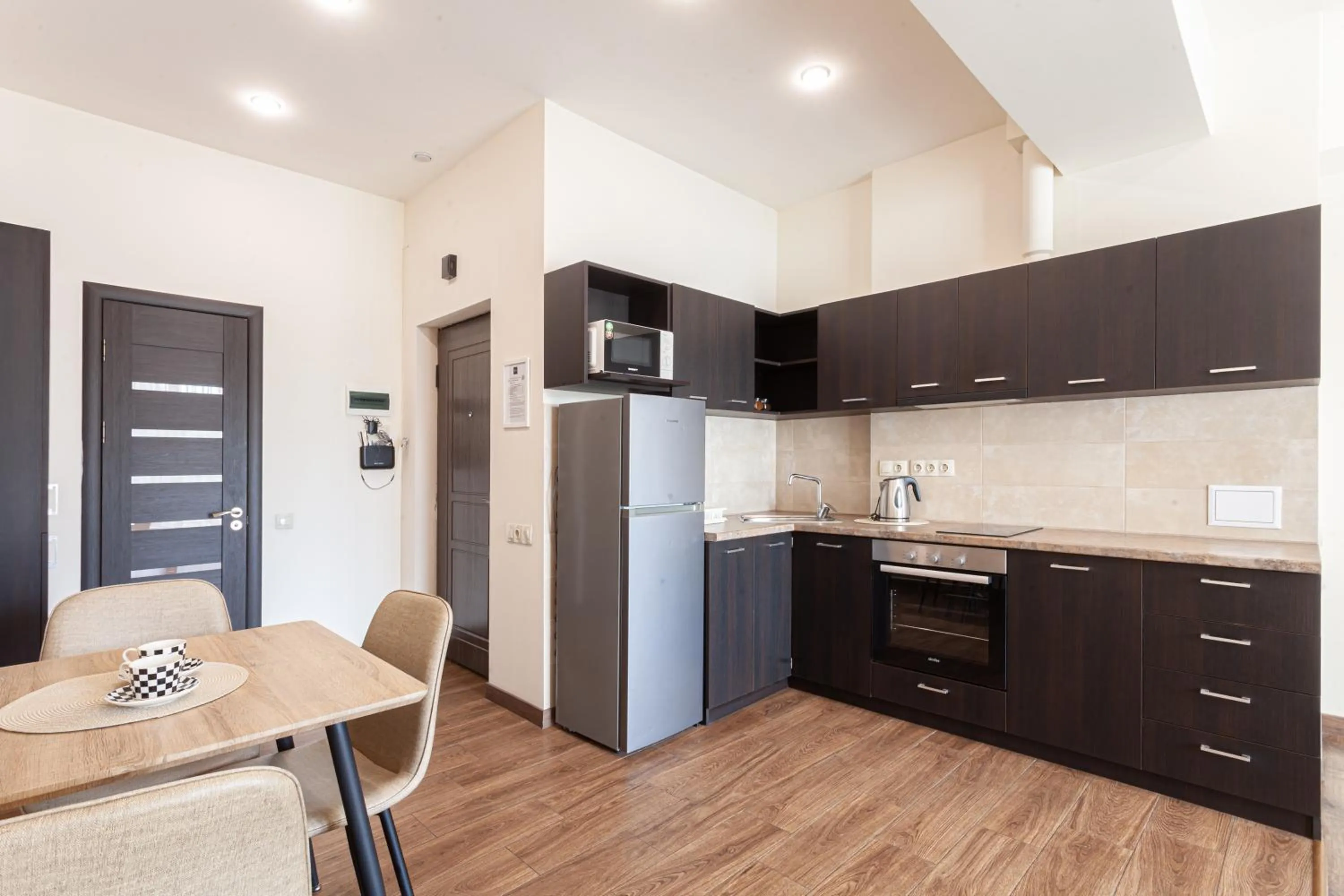 kitchen in Apart-hotel on Koghbatsi 16