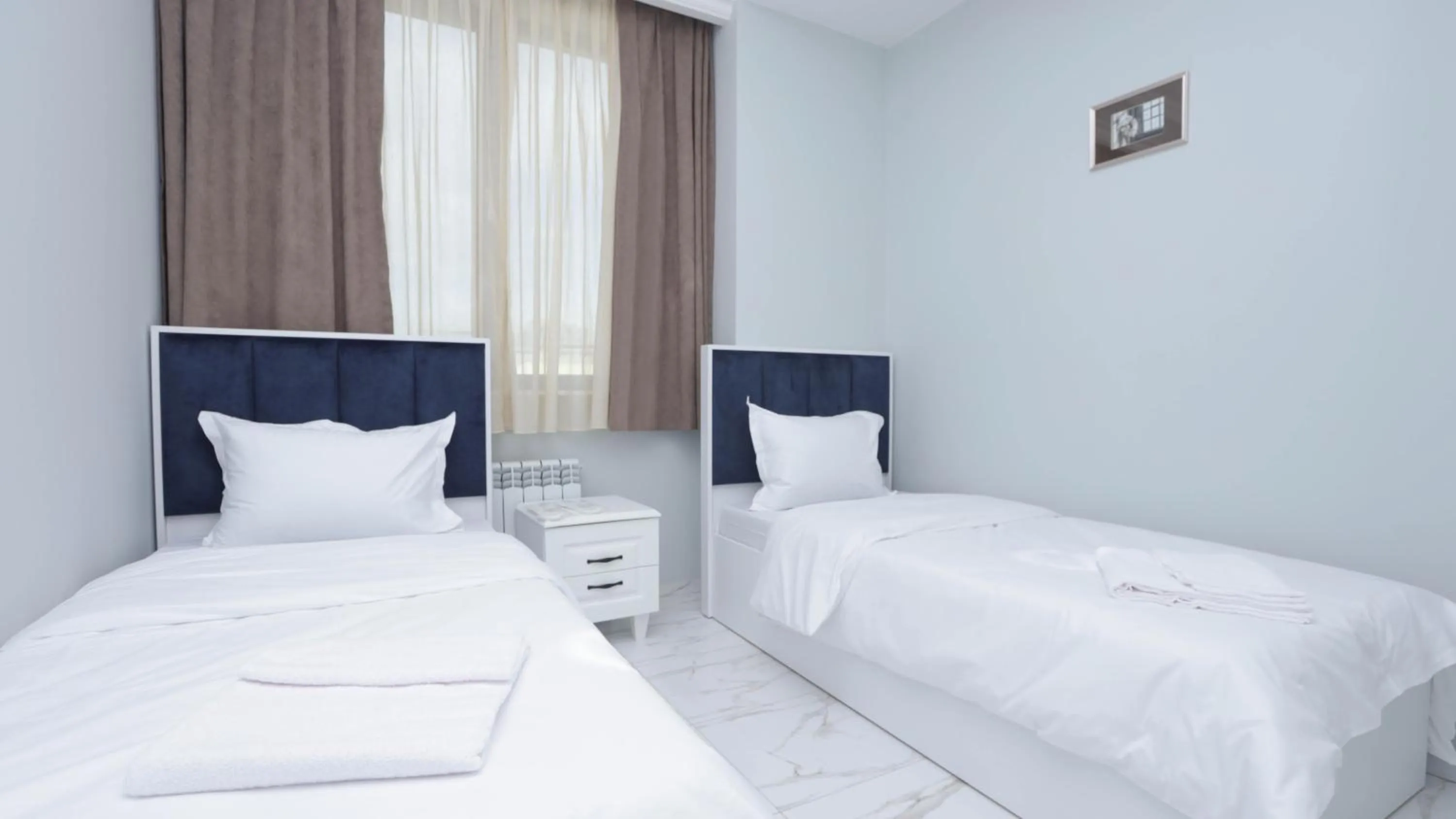 Bedroom, Bed in Apart-hotel on Koghbatsi 16