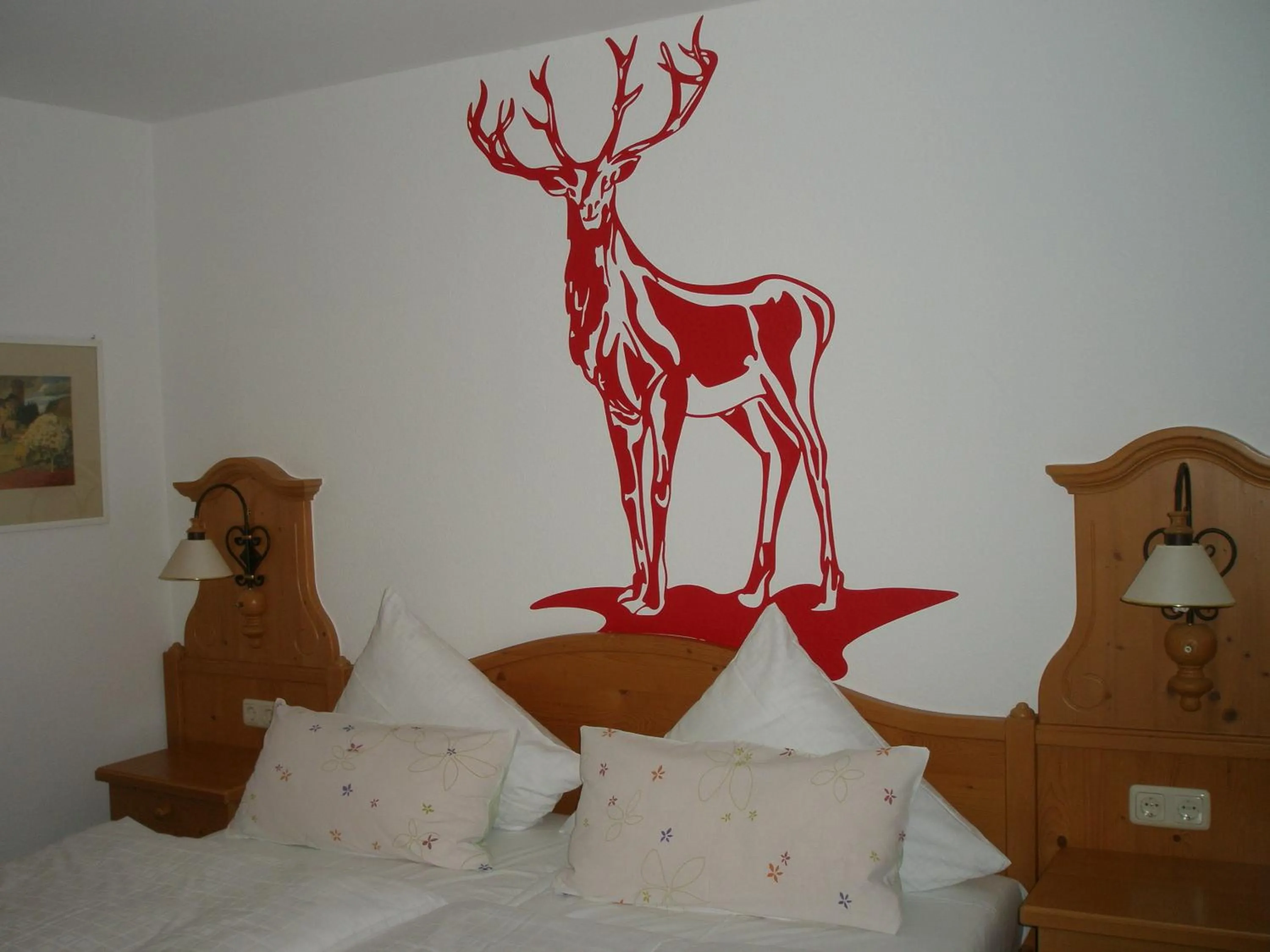 Decorative detail, Bed in Landhotel am Wenzelbach