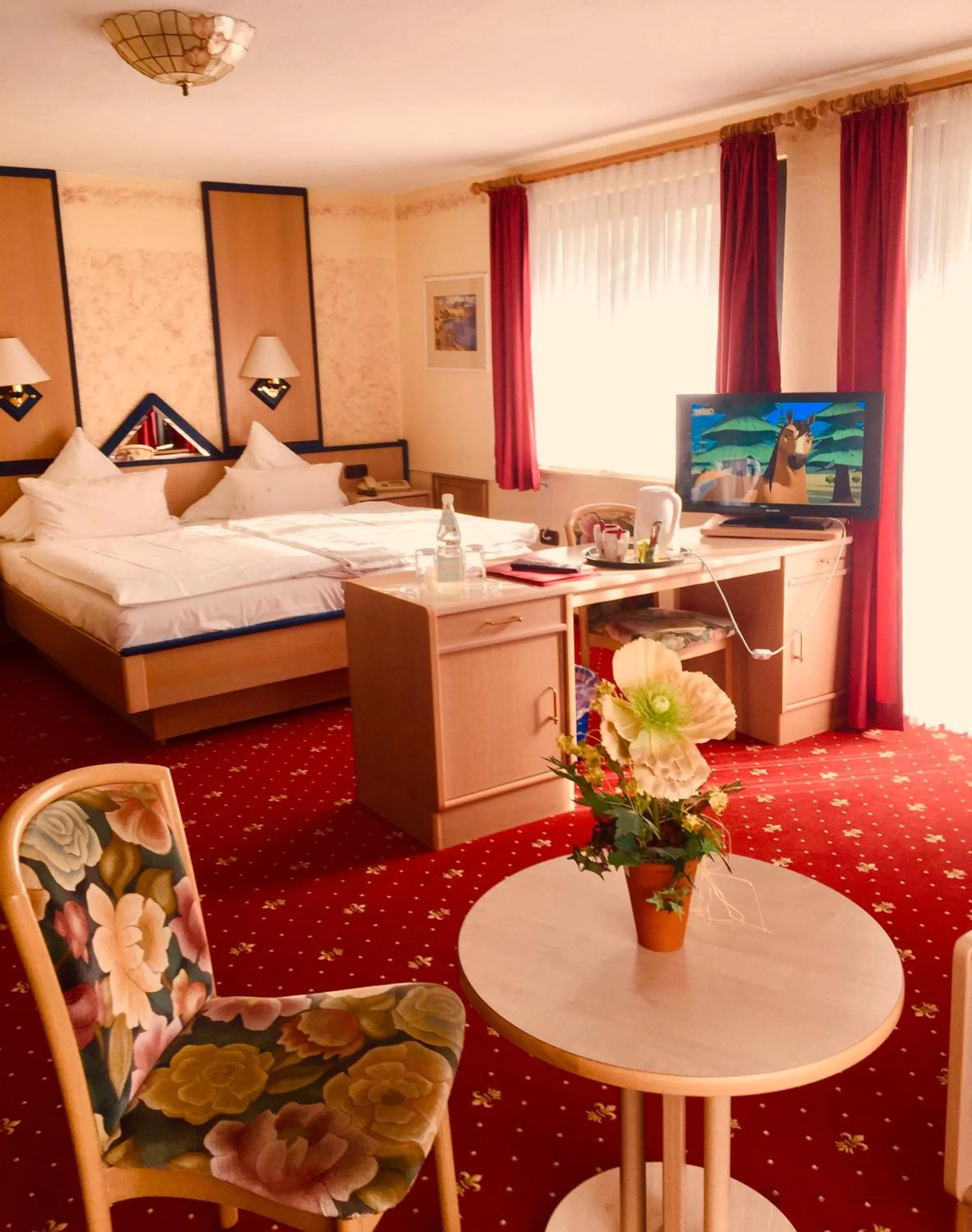Photo of the whole room, Bed in Landhotel am Wenzelbach