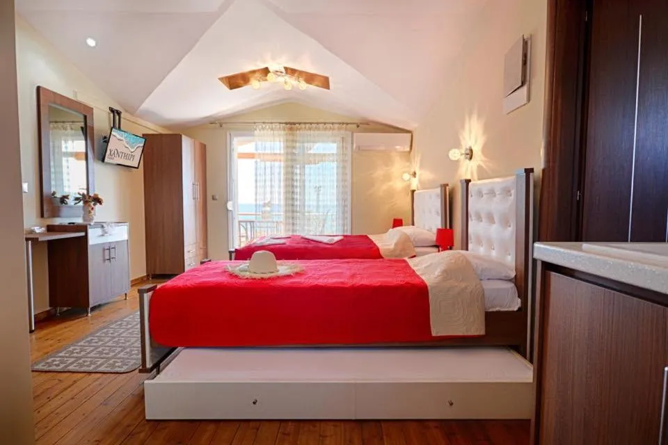 Bed in Studios Xanthipi