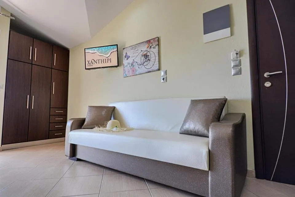 Bed in Studios Xanthipi