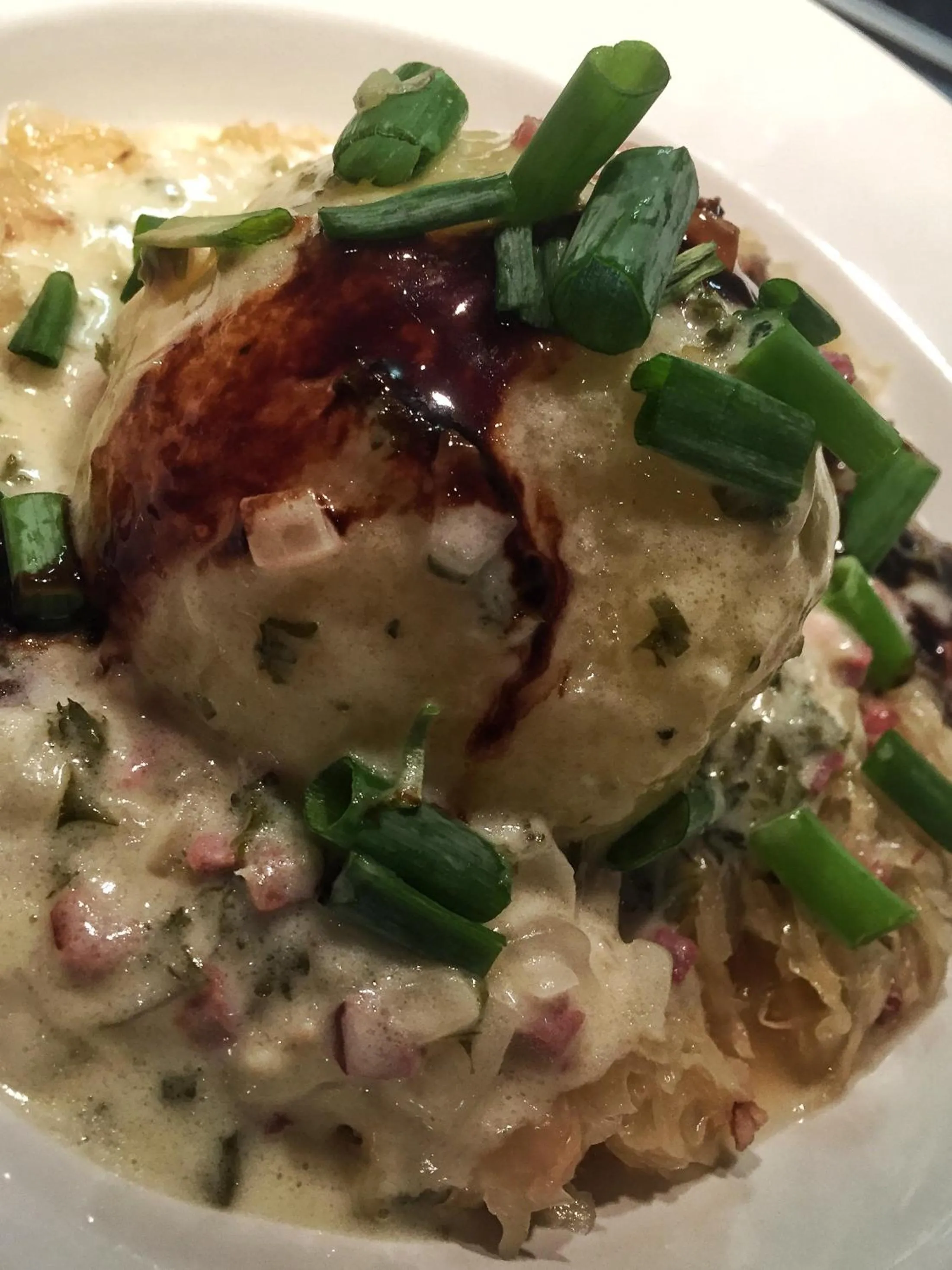 Food close-up in Hotel Restaurant Bürgerstube