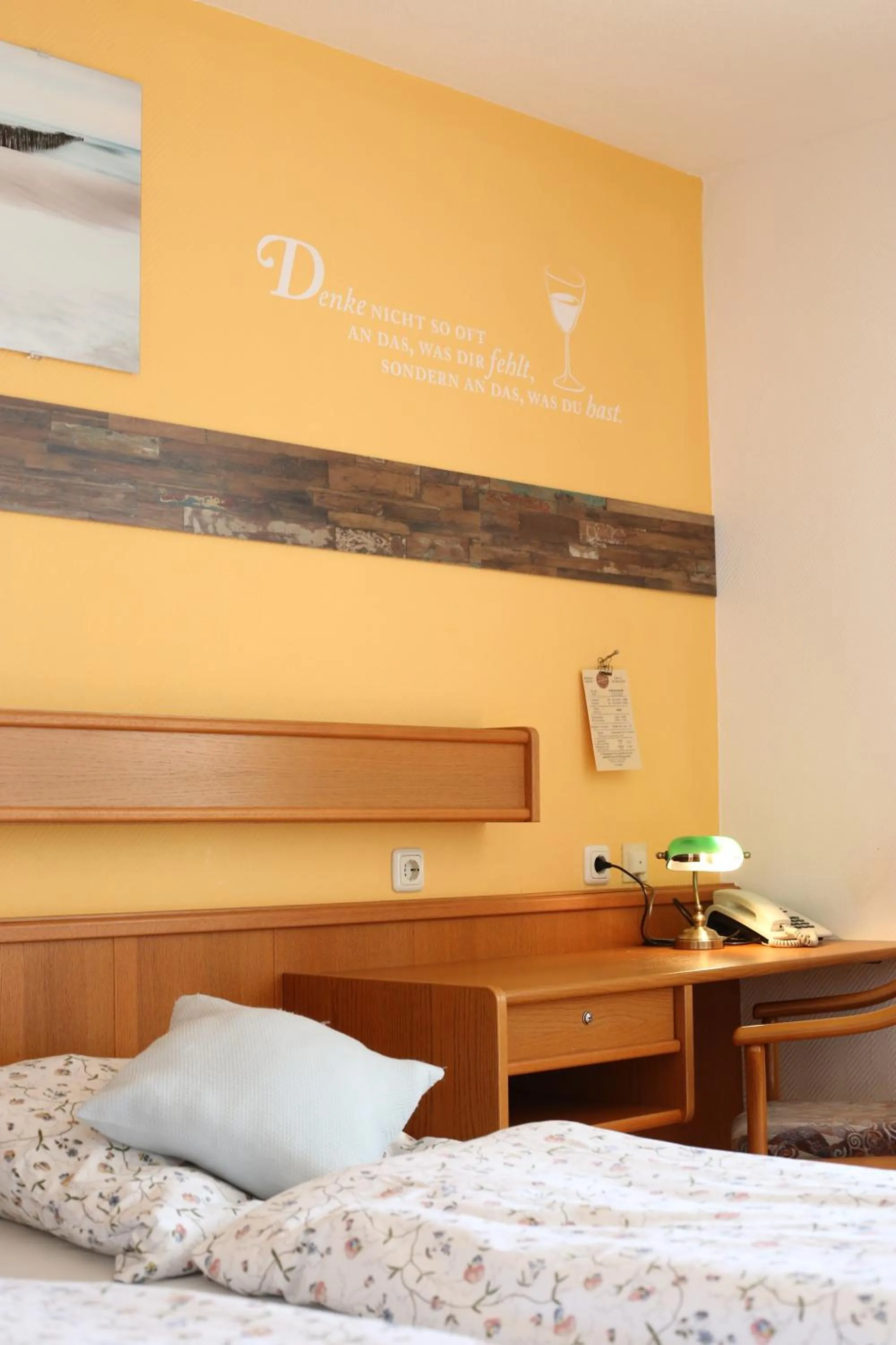 Bed in Hotel Restaurant Bürgerstube