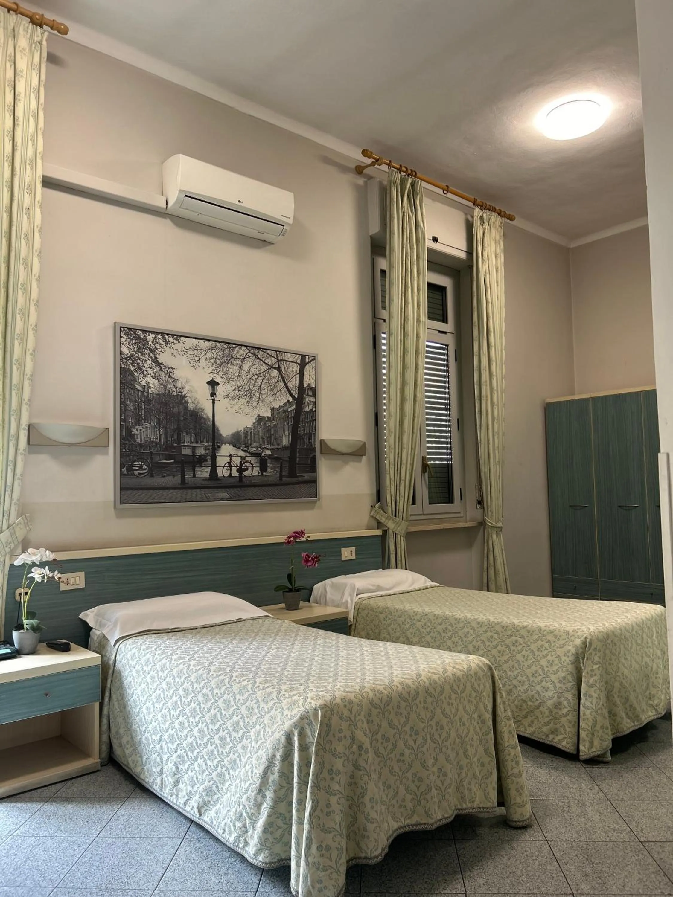 Bed in Hotel Ferrucci