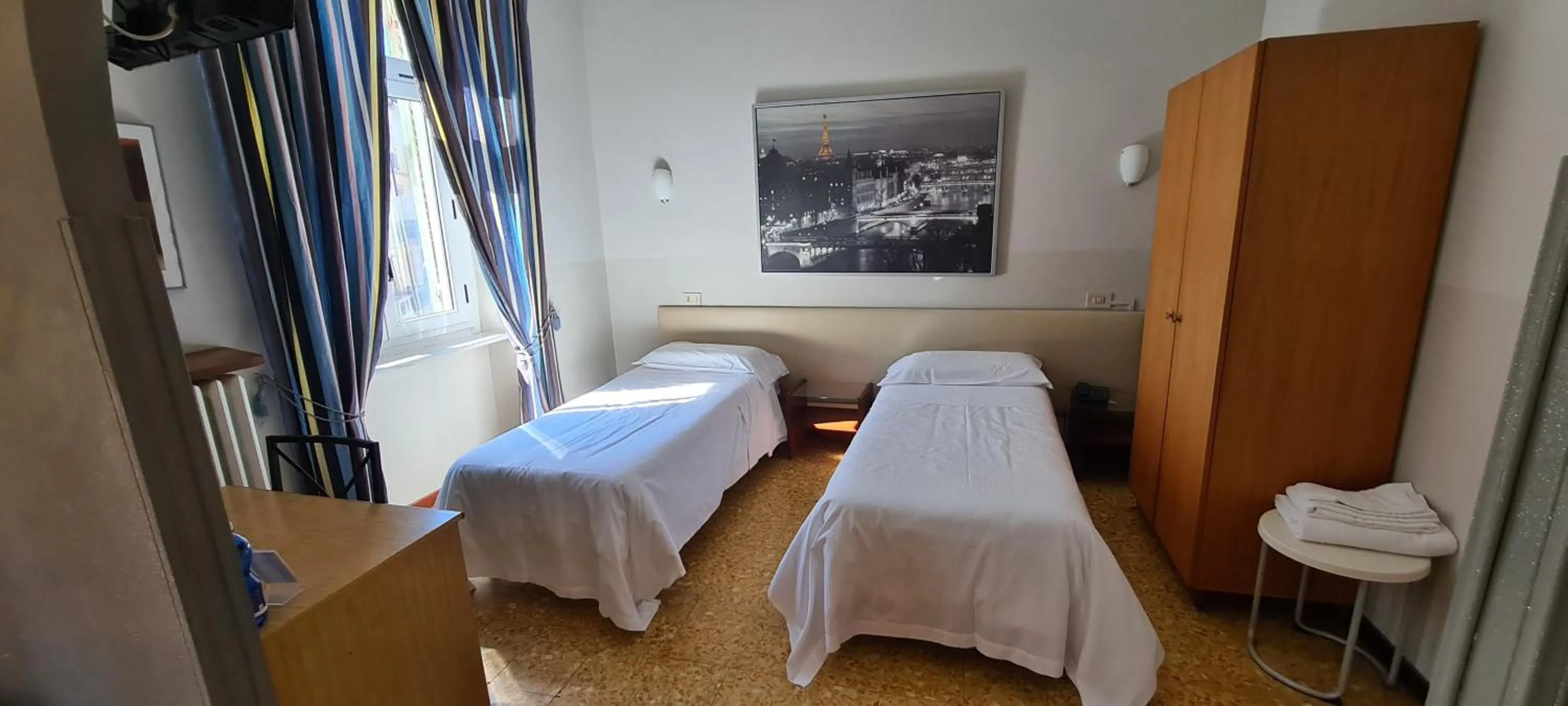 Bed in Hotel Ferrucci