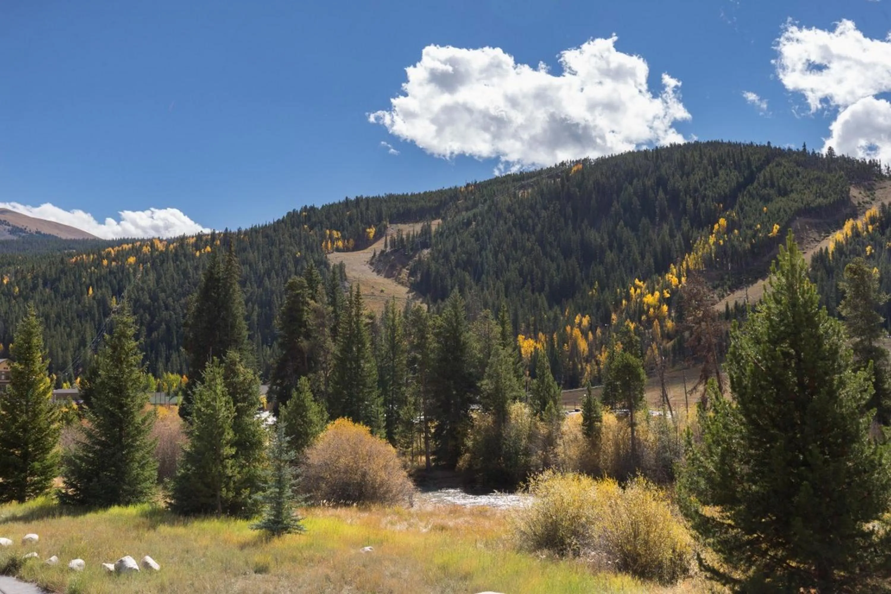 Natural landscape in Hidden River Lodge by Summit County Mountain Retreats