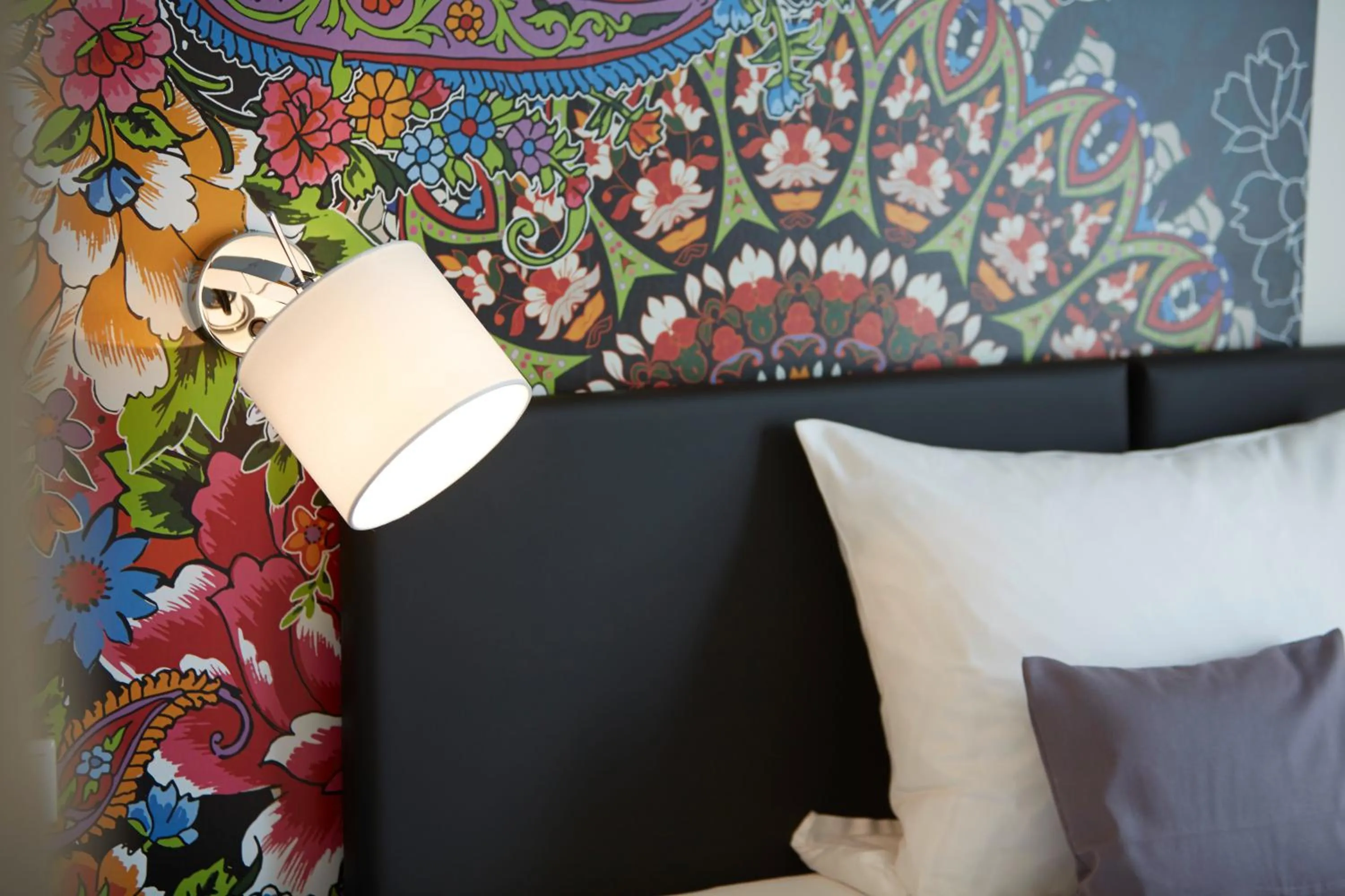 Decorative detail, Bed in Kochs Stadthotel