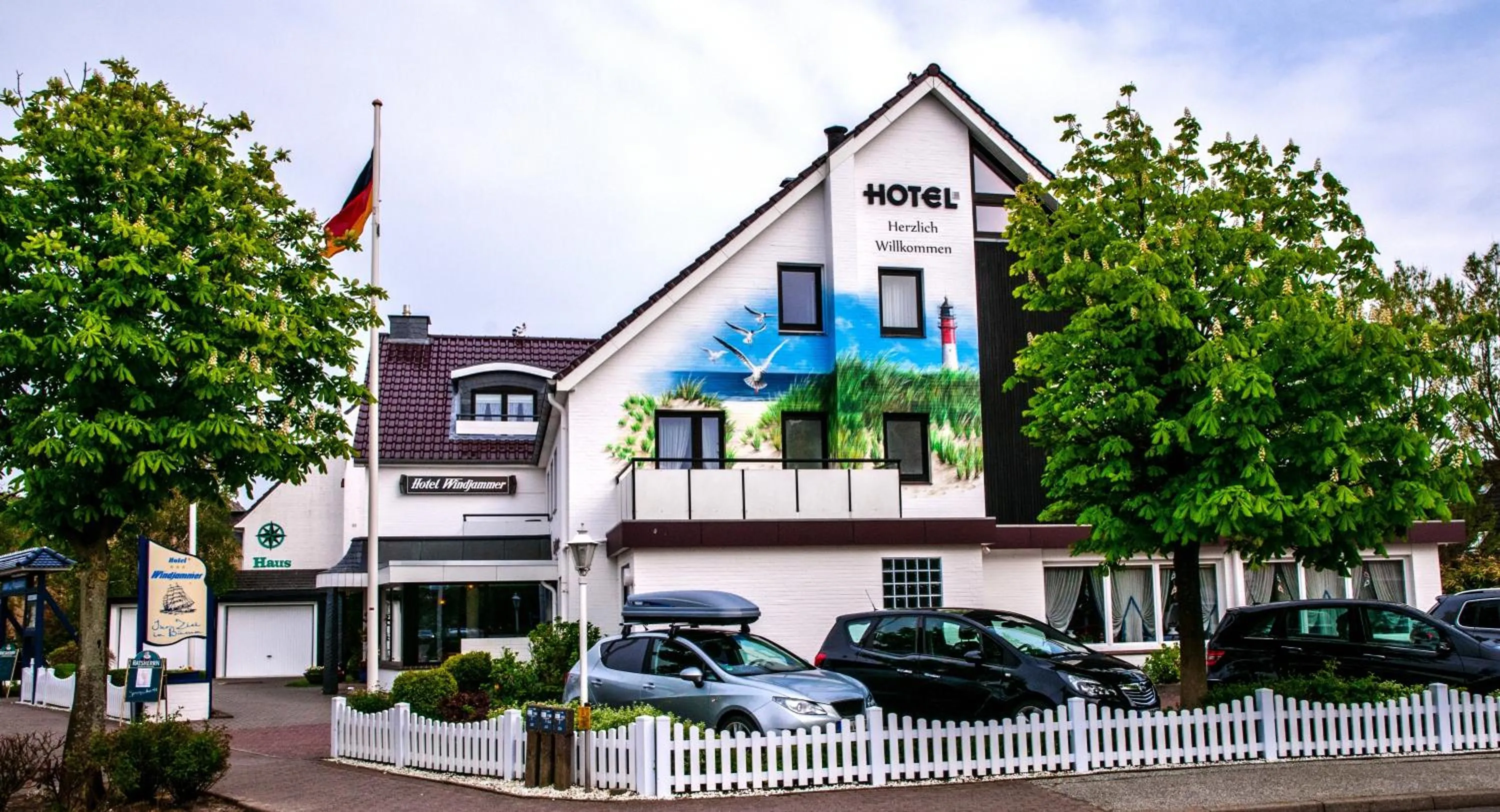 Facade/entrance in Hotel Windjammer
