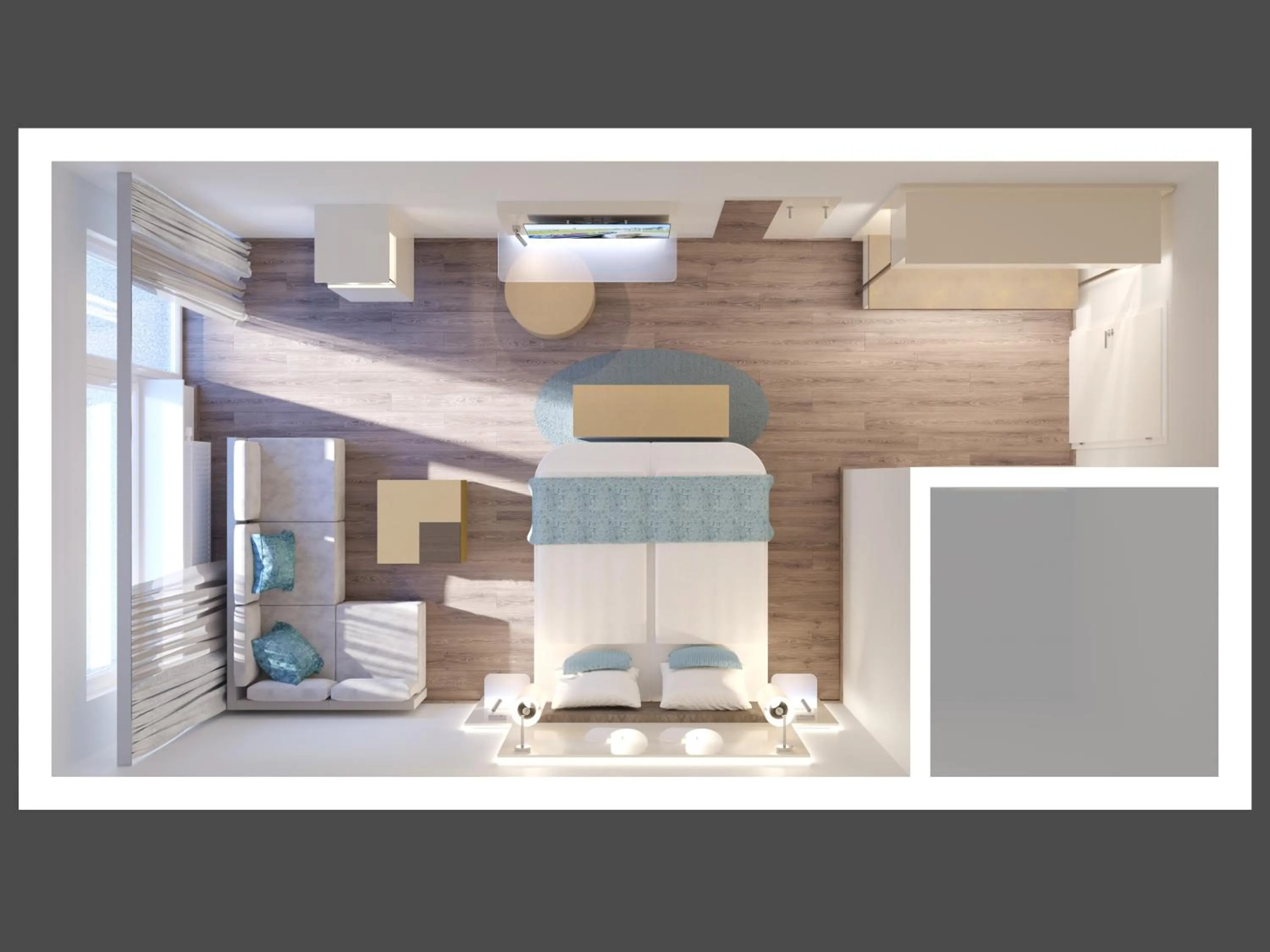 Floor plan in Hotel Windjammer