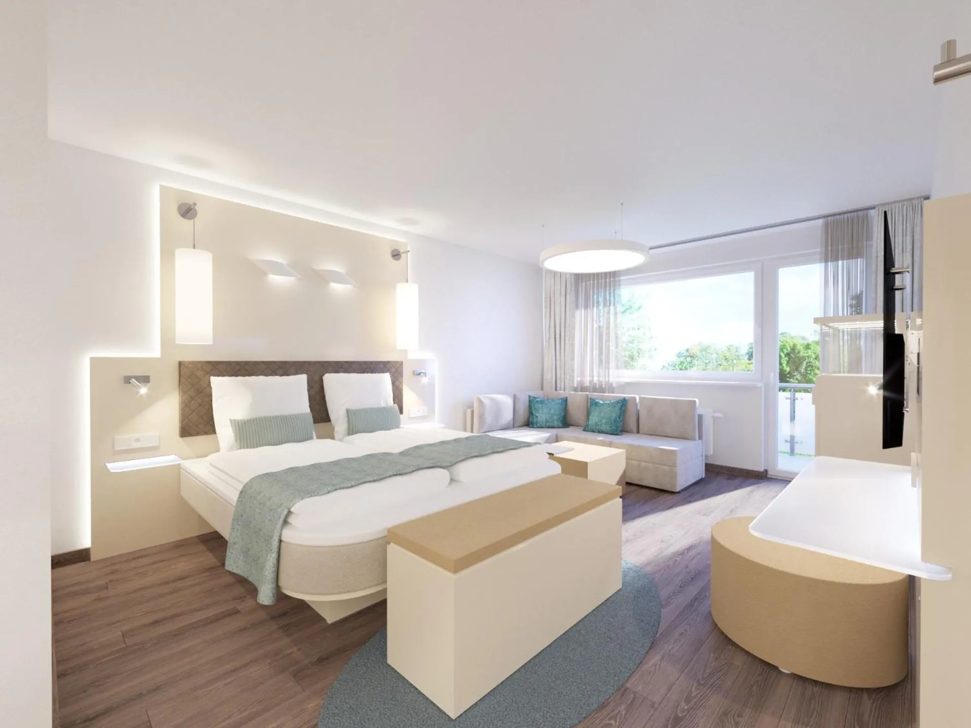 Photo of the whole room, Bed in Hotel Windjammer