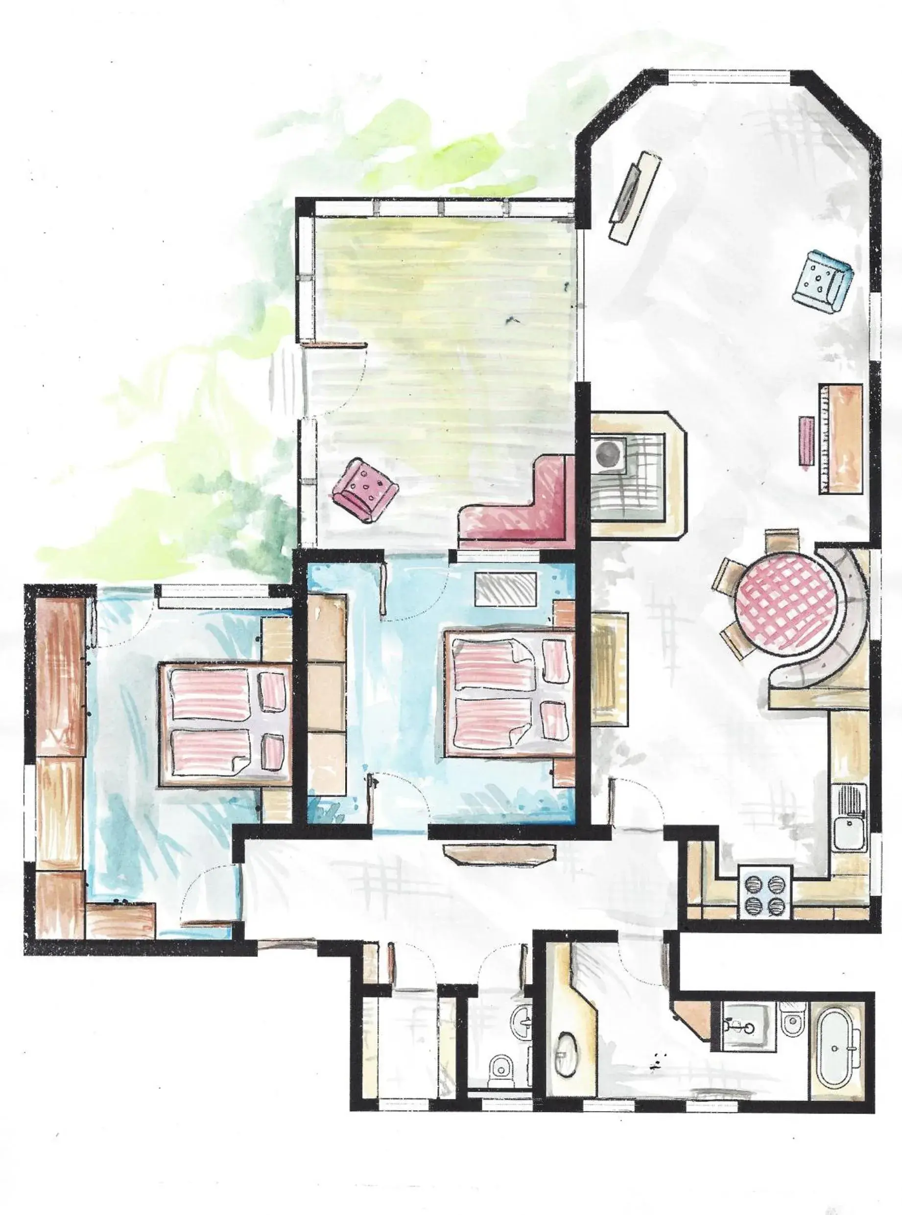 Floor Plan in Kneipp-Kurhotel Steinle