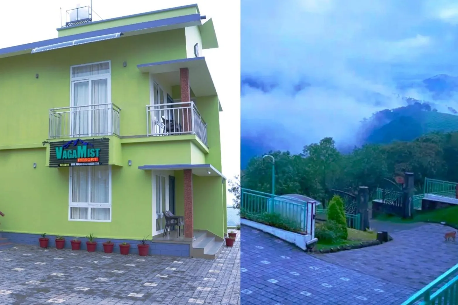 Mountain view in Vaga Mist Resort Vagamon