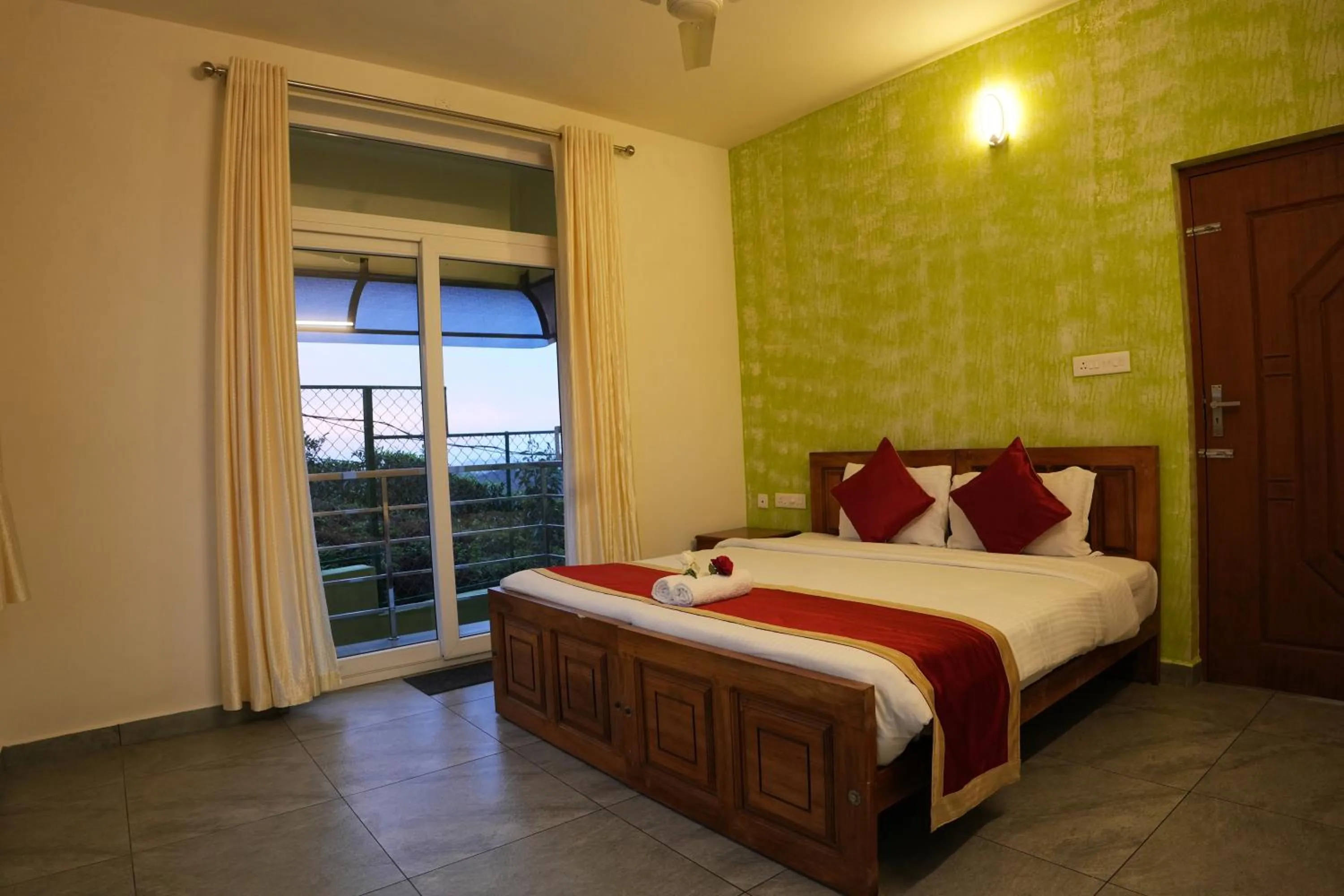 Bed in Vaga Mist Resort Vagamon