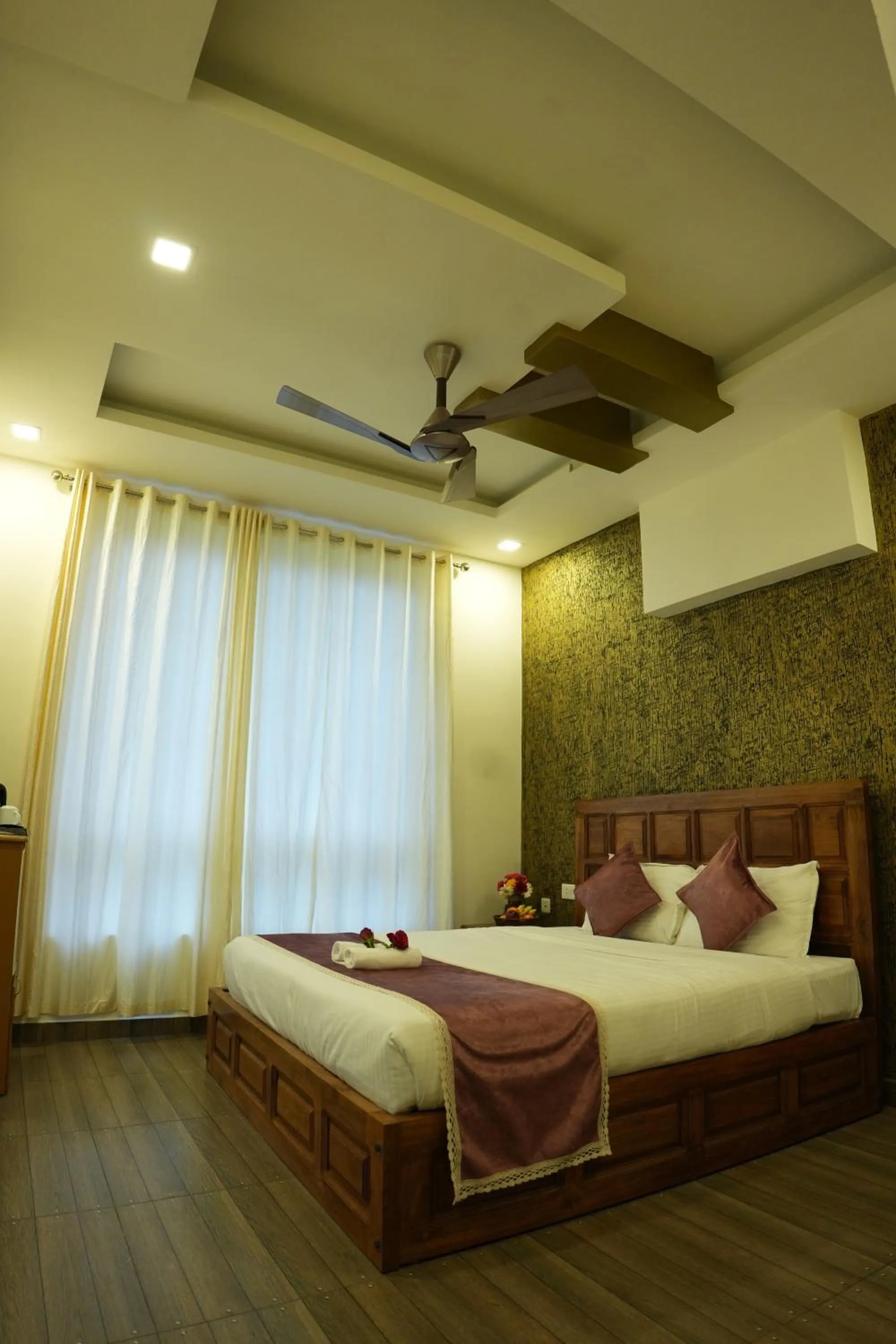 Bed in Vaga Mist Resort Vagamon