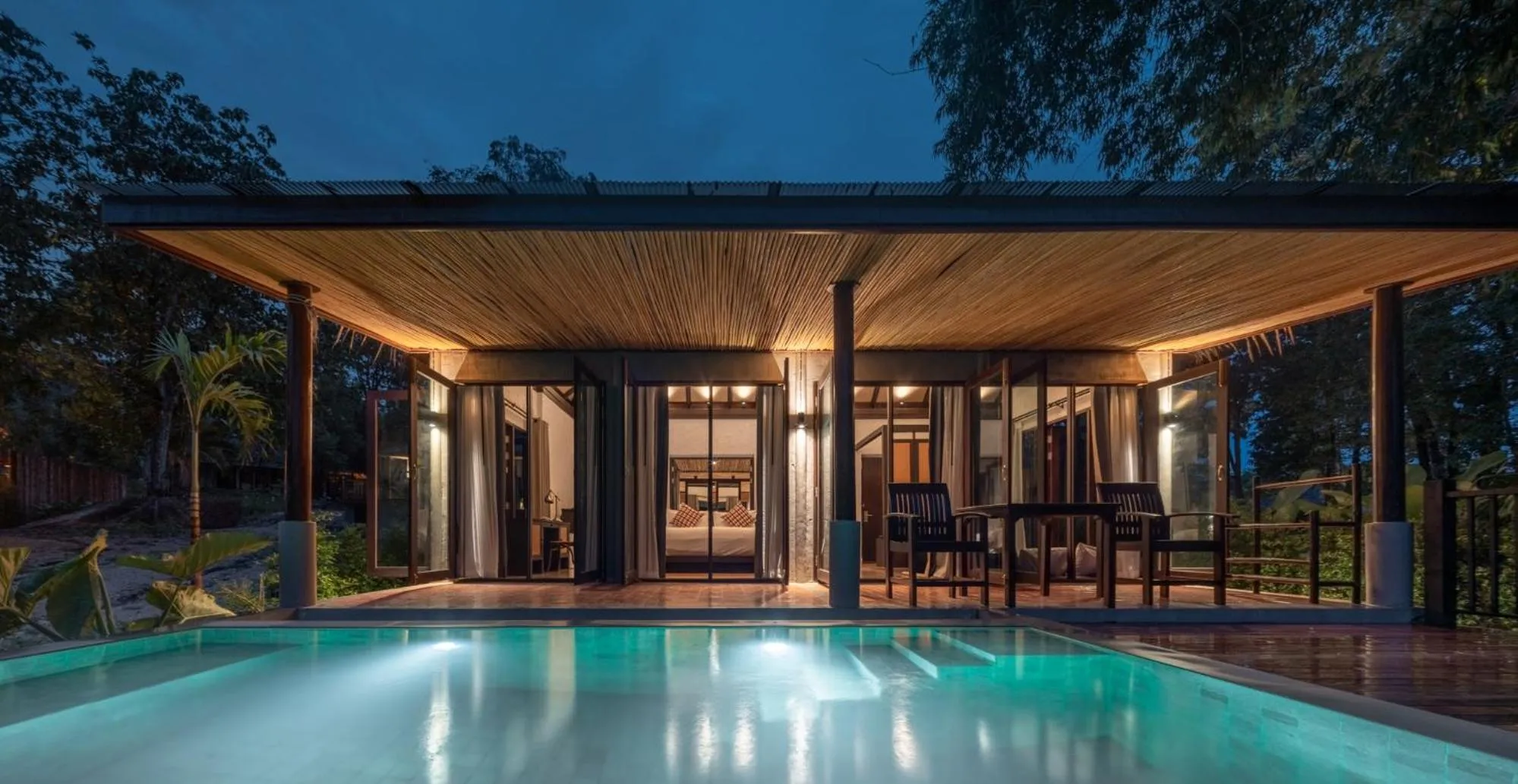 Pool view in Phapok Eco Resort