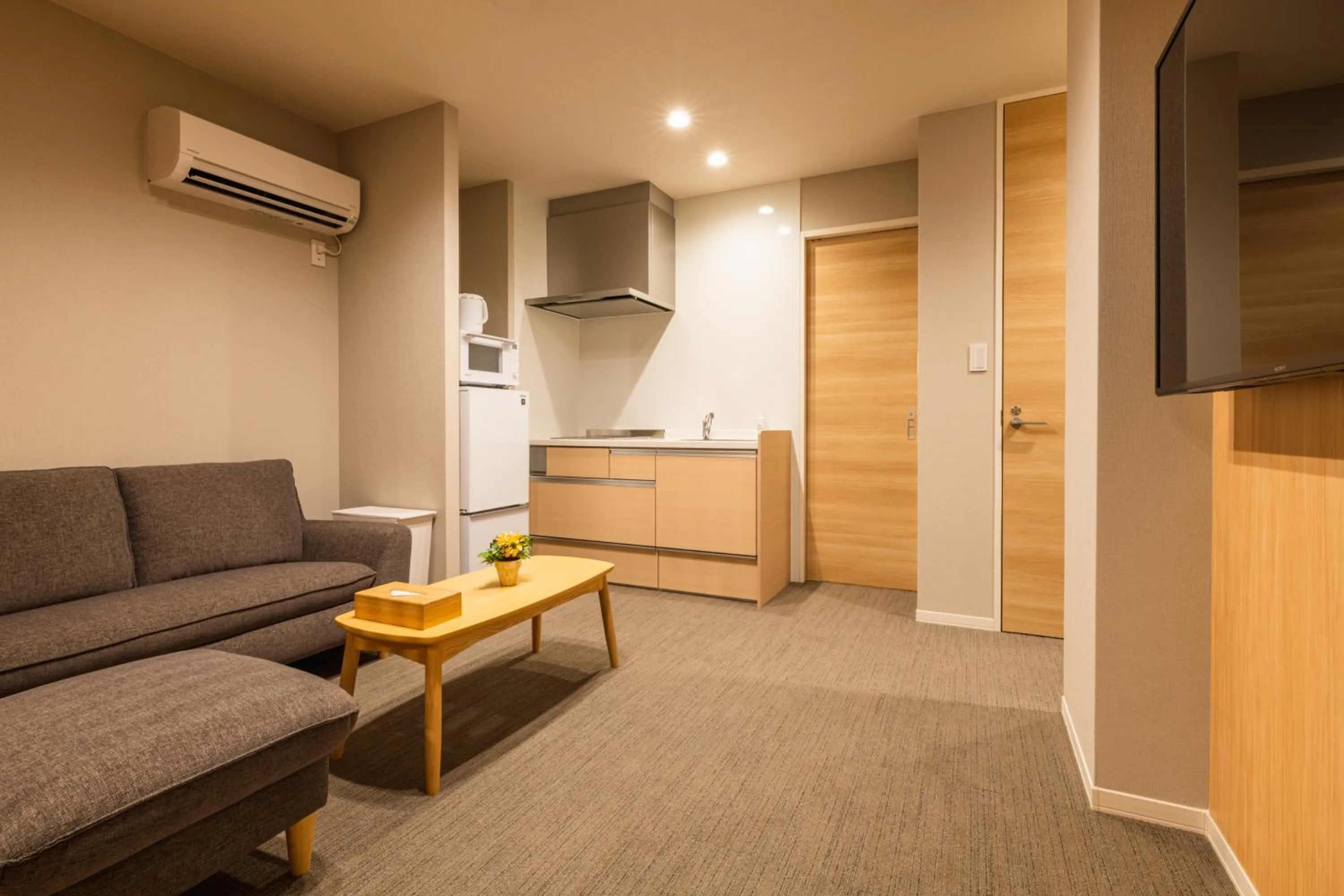 Living room in GRAND BASE Nagasaki Chukagai